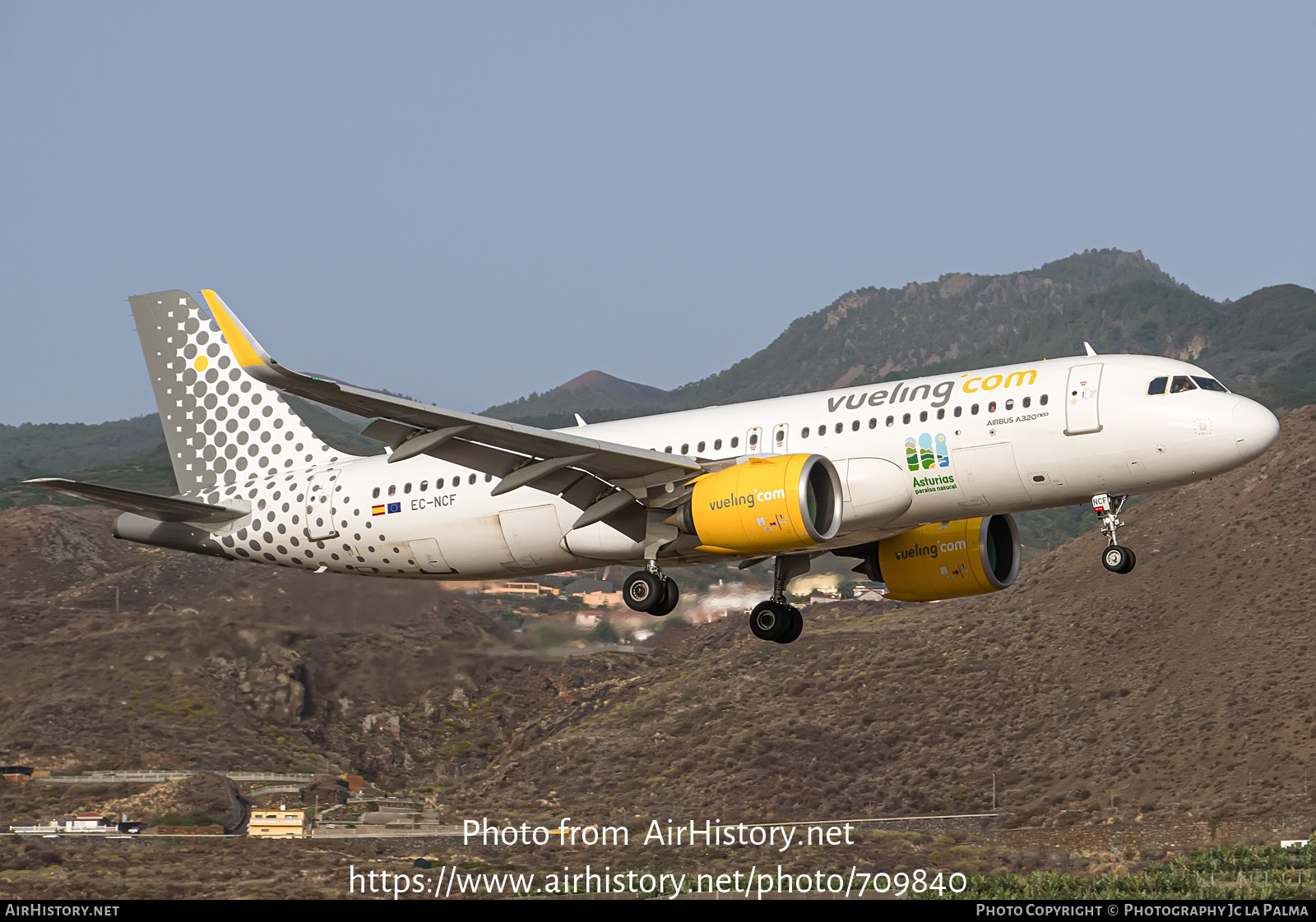 Aircraft Photo of EC-NCF | Airbus A320-271N | Vueling Airlines | AirHistory.net #709840