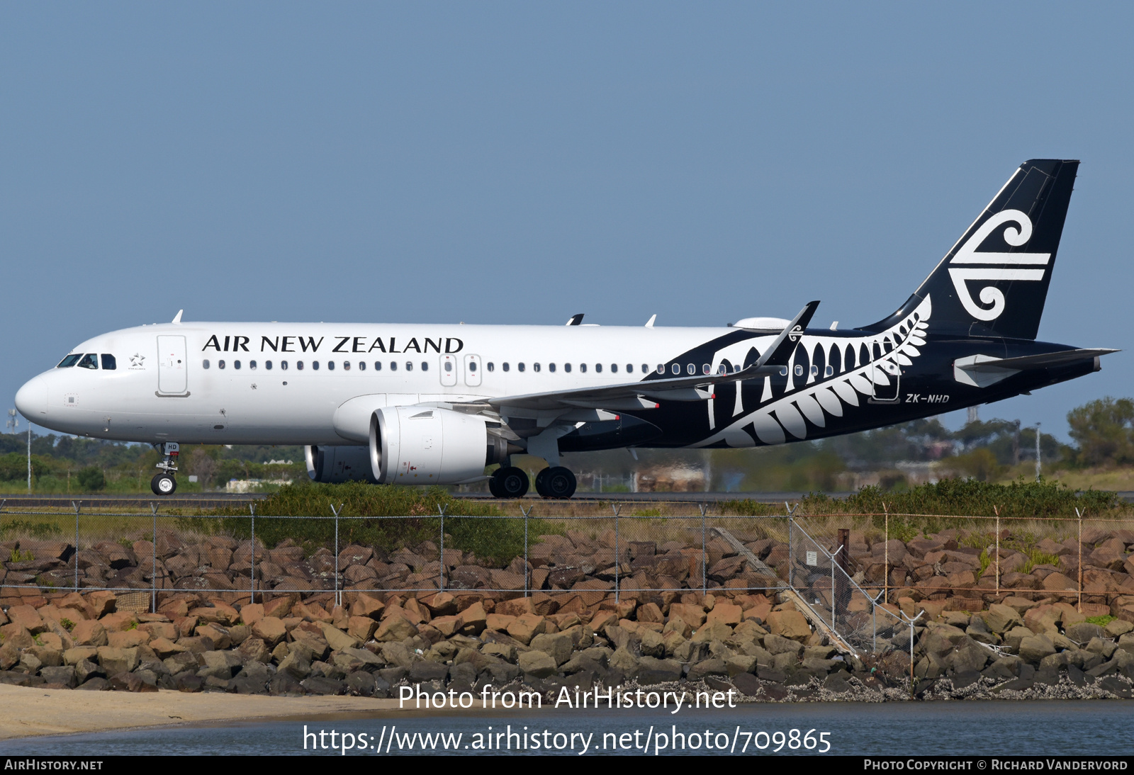 Aircraft Photo of ZK-NHD | Airbus A320-271N | Air New Zealand | AirHistory.net #709865