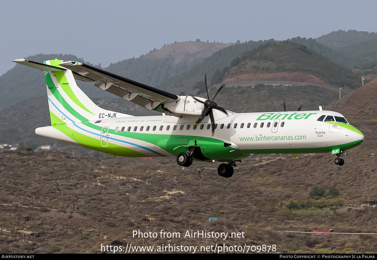 Aircraft Photo of EC-NJK | ATR ATR-72-600 (ATR-72-212A) | Binter Canarias | AirHistory.net #709878