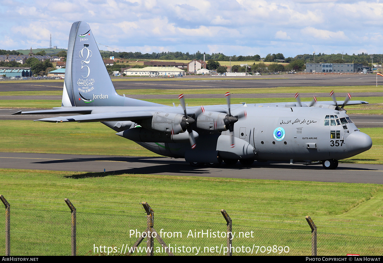 Aircraft Photo of 357 | Lockheed C-130H Hercules | Jordan - Air Force | AirHistory.net #709890