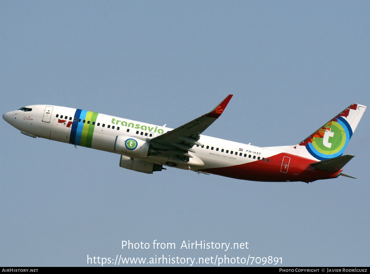 Aircraft Photo of PH-HSY | Boeing 737-86N | Transavia | AirHistory.net #709891