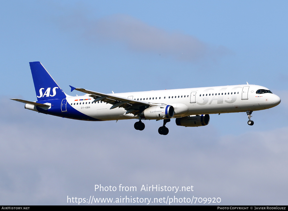 Aircraft Photo of OY-KBH | Airbus A321-232 | Scandinavian Airlines - SAS | AirHistory.net #709920