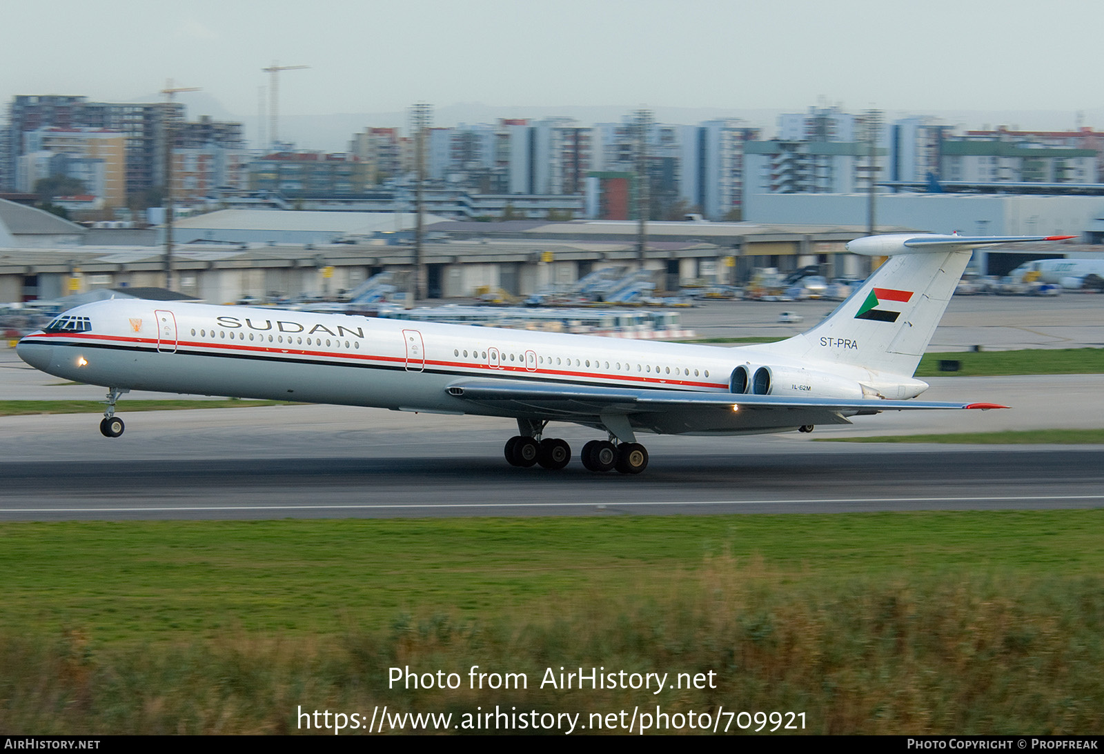 Aircraft Photo of ST-PRA | Ilyushin Il-62M | Sudan Government | AirHistory.net #709921