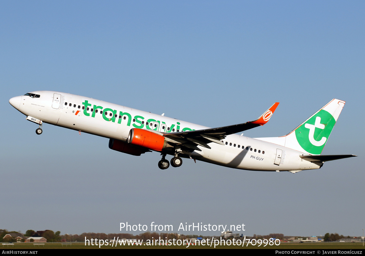 Aircraft Photo of PH-GUY | Boeing 737-8EH | Transavia | AirHistory.net #709980