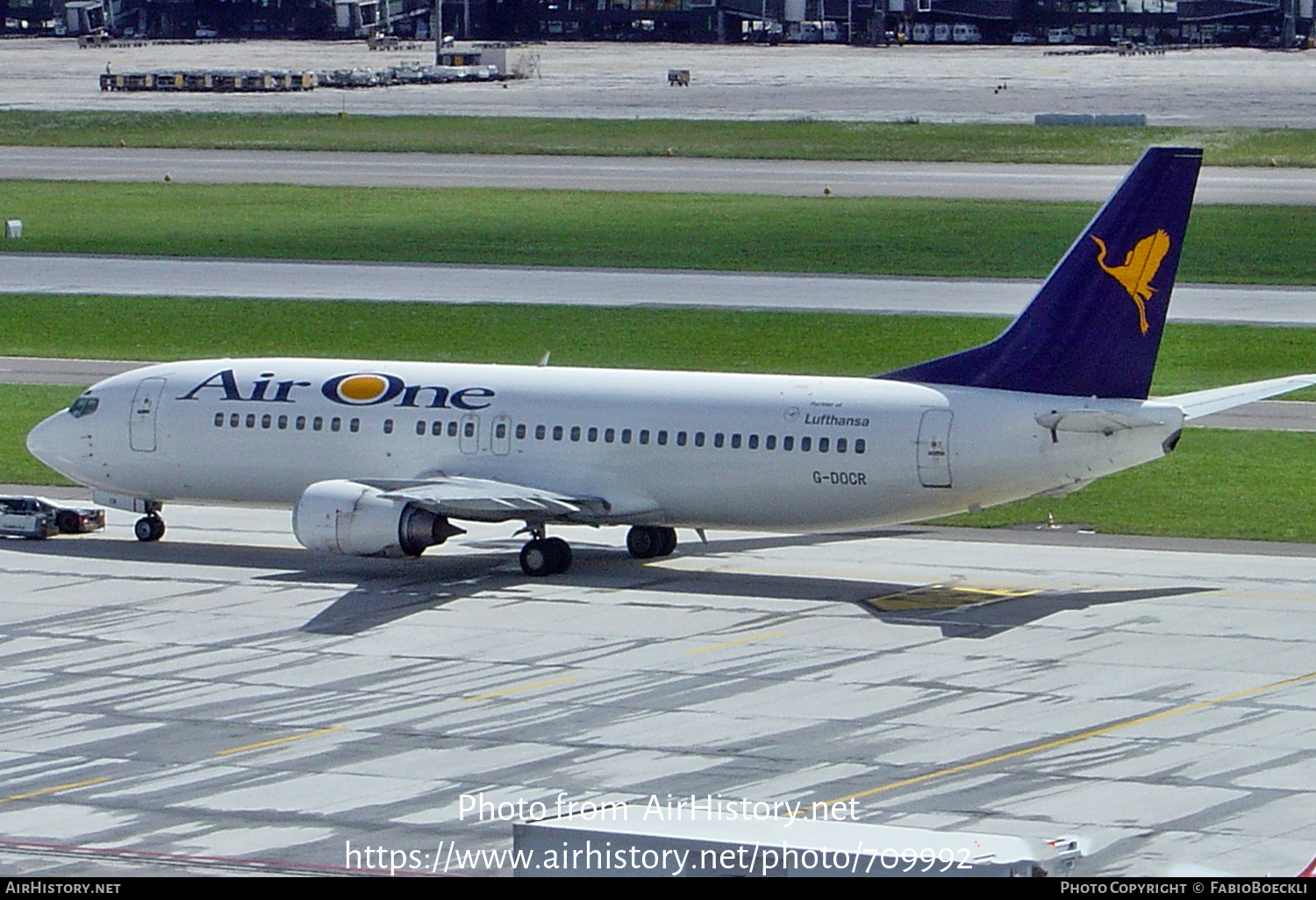 Aircraft Photo of G-DOCR | Boeing 737-436 | Air One | AirHistory.net #709992