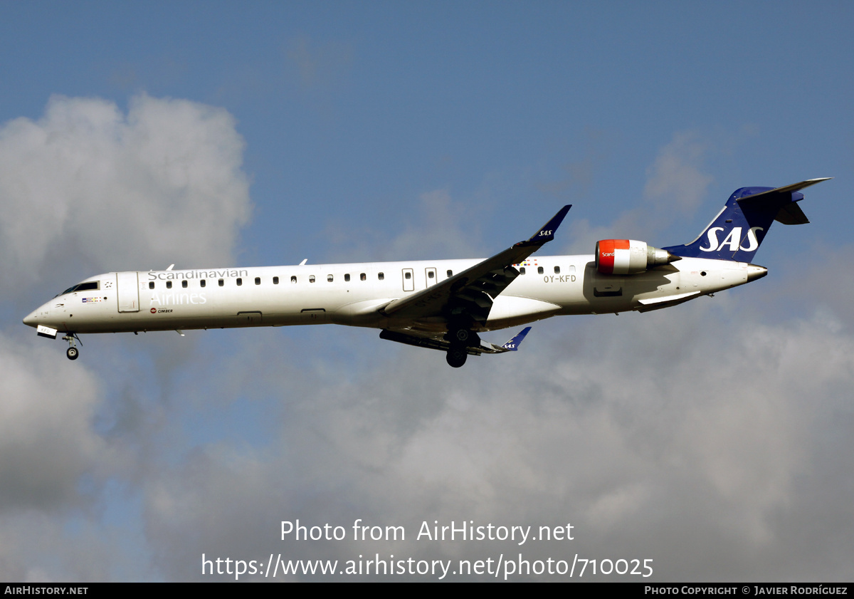 Aircraft Photo of OY-KFD | Bombardier CRJ-900LR (CL-600-2D24) | Scandinavian Airlines - SAS | AirHistory.net #710025