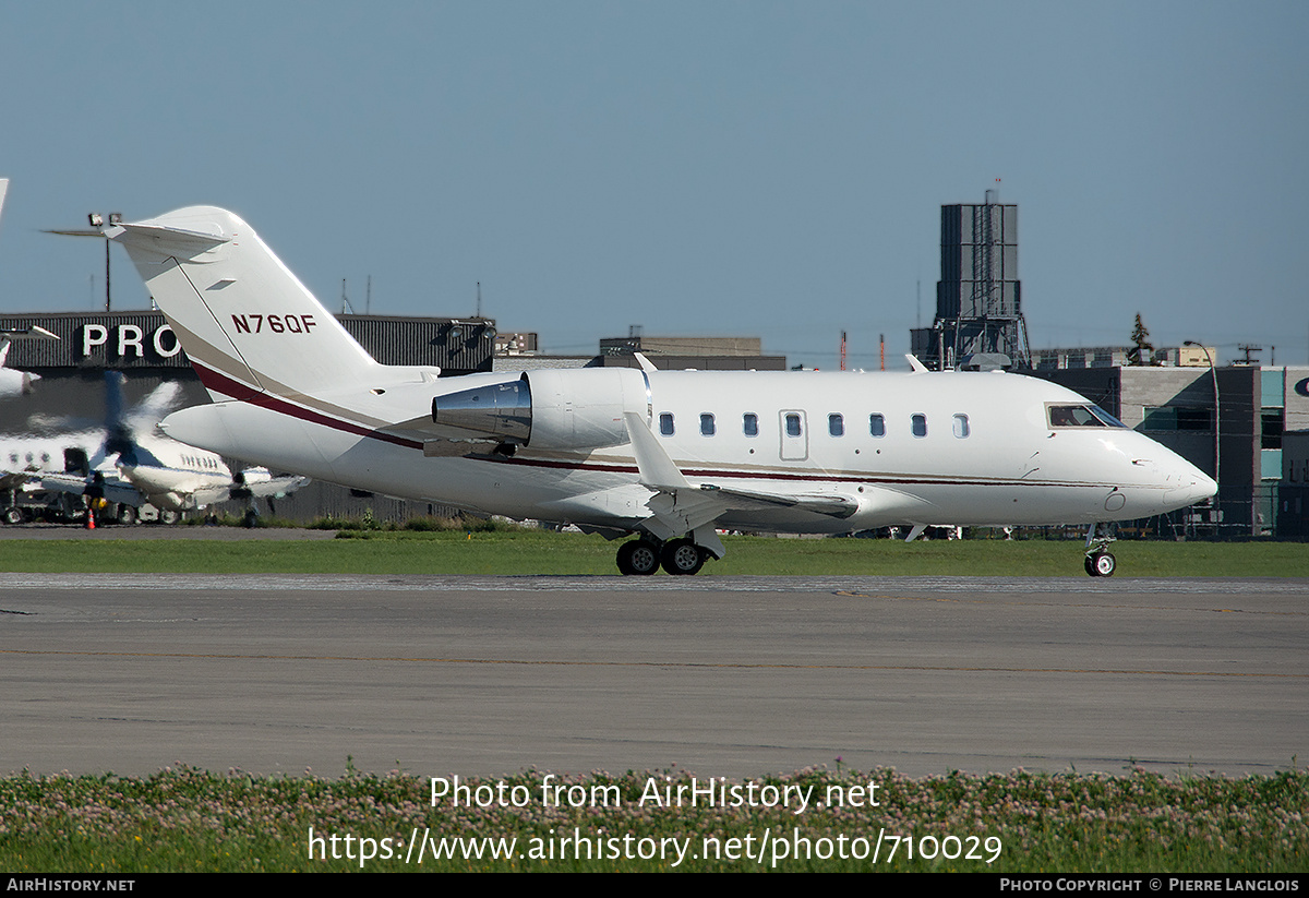 Aircraft Photo of N76QF | Bombardier Challenger 605 (CL-600-2B16) | AirHistory.net #710029