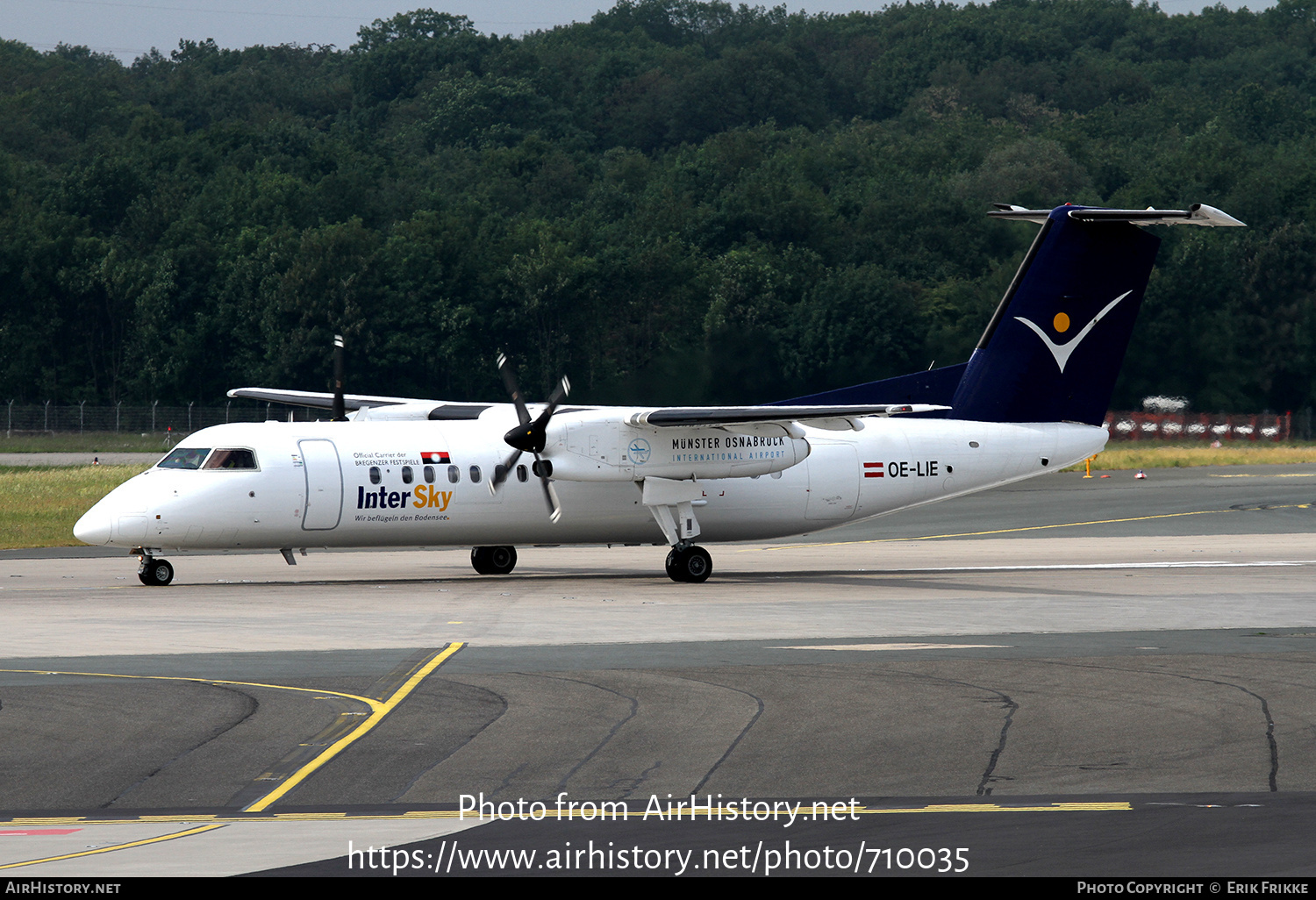 Aircraft Photo of OE-LIE | Bombardier DHC-8-315Q Dash 8 | InterSky | AirHistory.net #710035