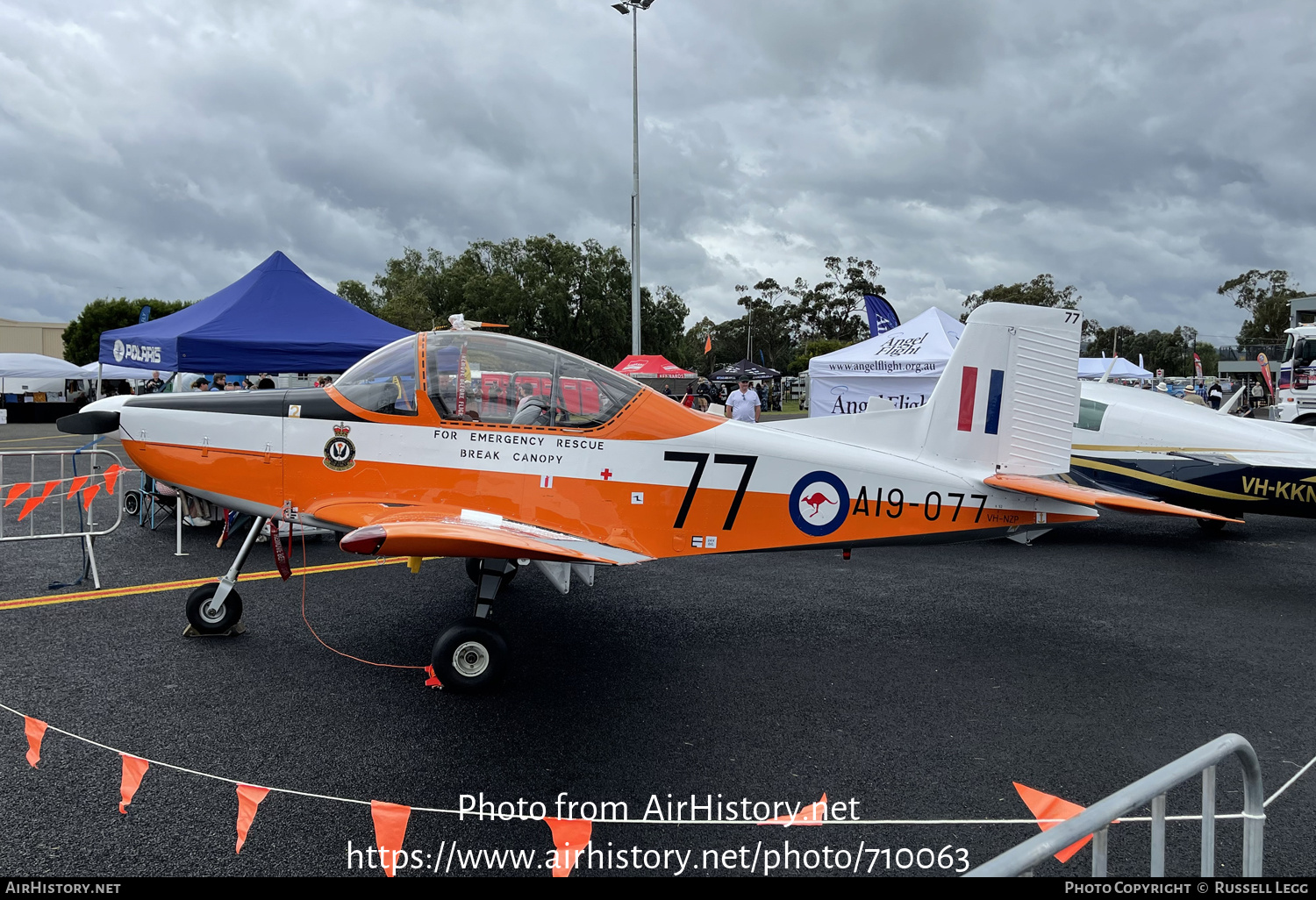 Aircraft Photo of VH-NZP / A19-077 | New Zealand CT-4A Airtrainer | Australia - Air Force | AirHistory.net #710063