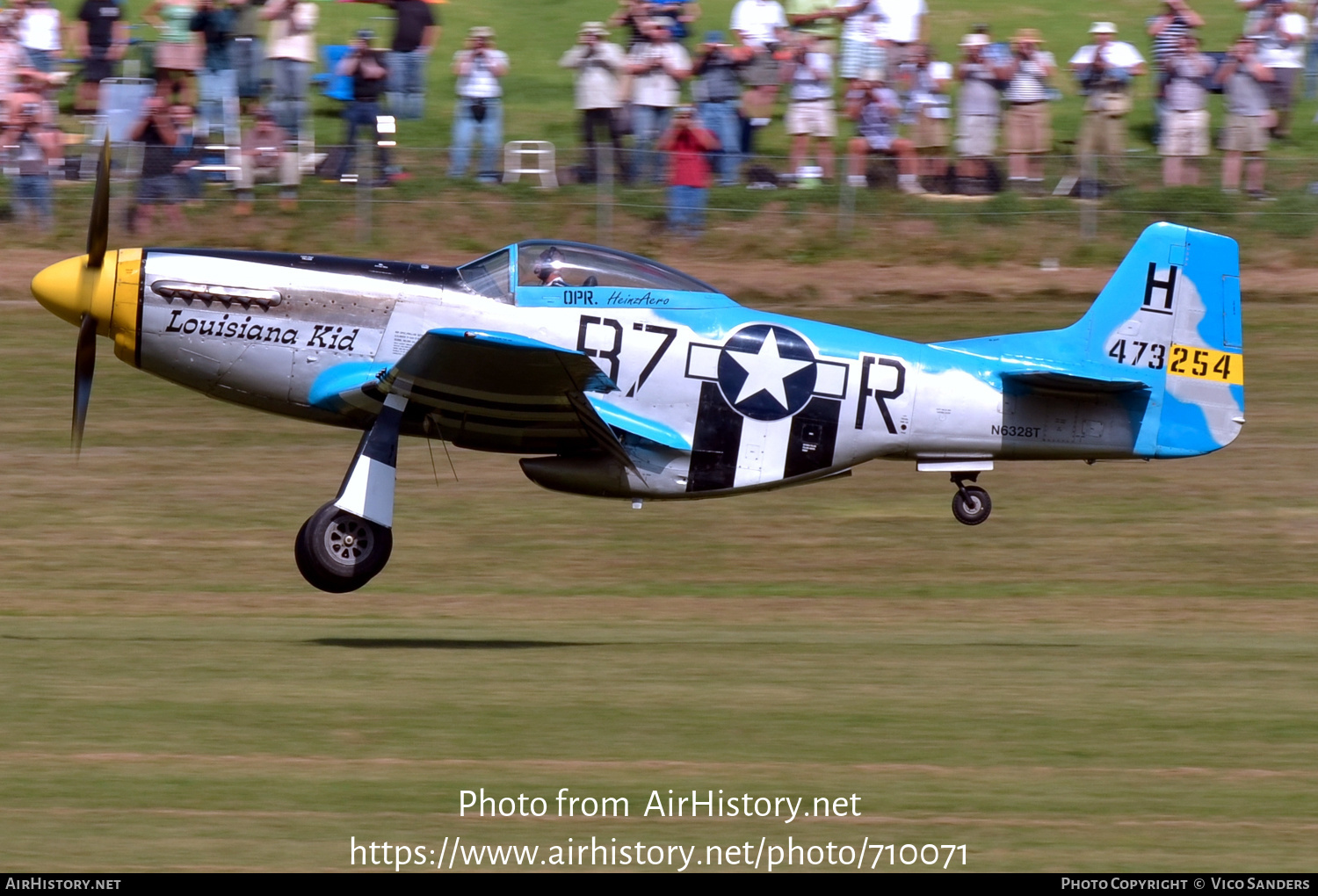 Aircraft Photo of N6328T / 473254 | North American P-51D Mustang | Heinz Aero | USA - Air Force | AirHistory.net #710071