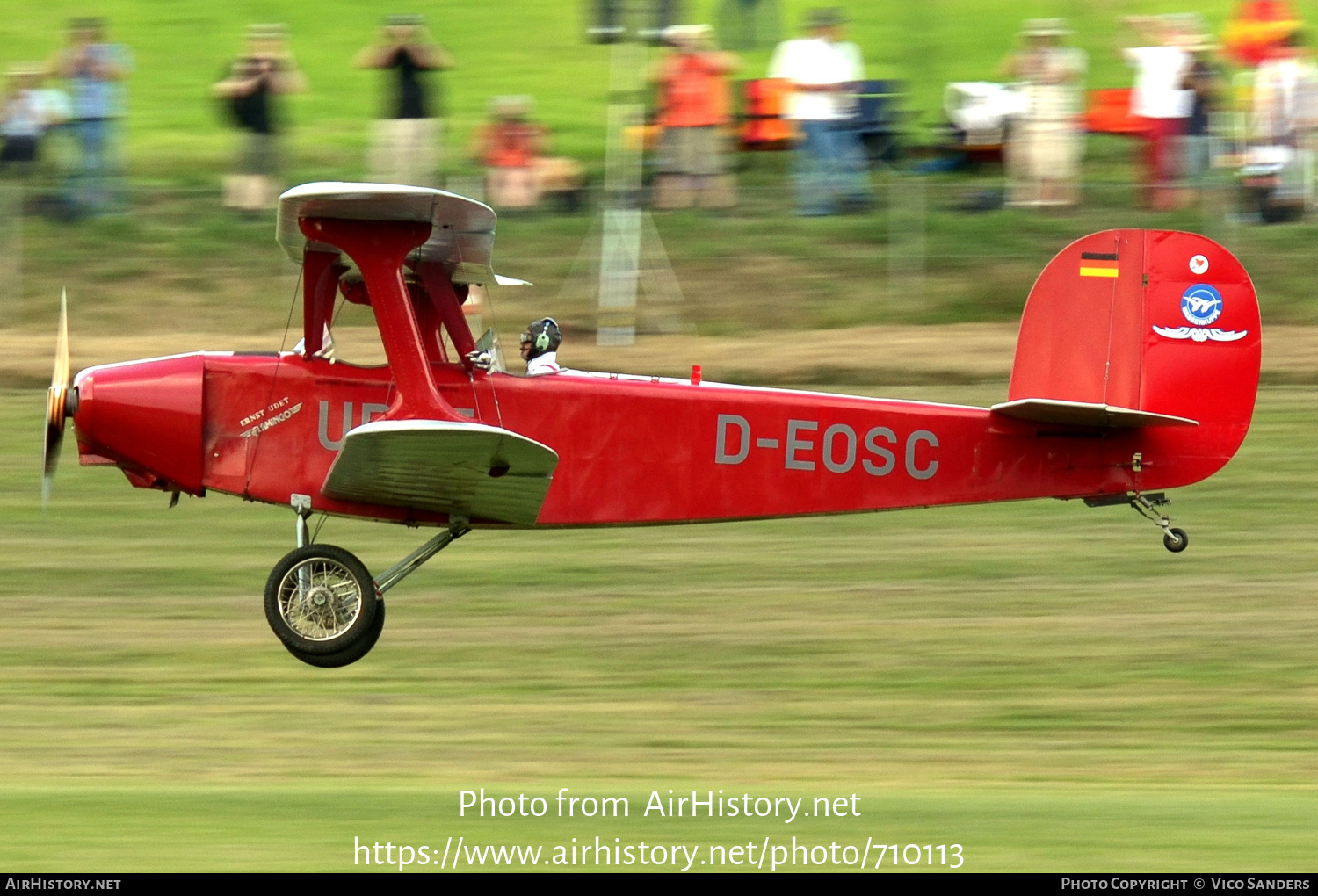 Aircraft Photo of D-EOSC | Udet U-12K Flamingo (replica) | Oldtimer Segelflugclub Wasserkuppe | AirHistory.net #710113