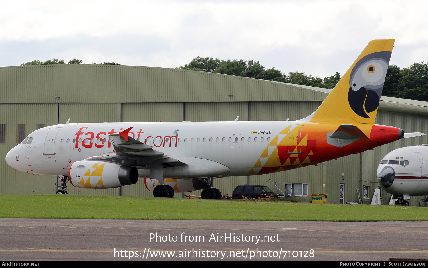 Aircraft Photo of Z-FJE | Airbus A319-131 | Fastjet | AirHistory.net #710128