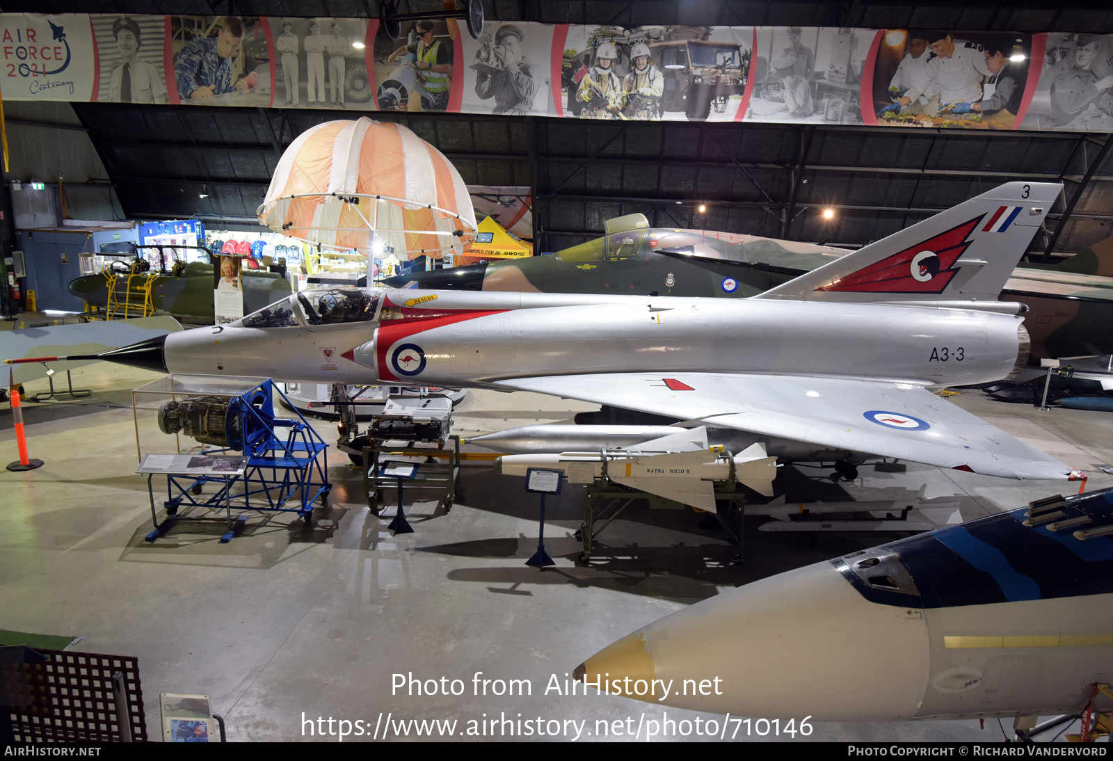 Aircraft Photo of A3-3 | Dassault Mirage IIIO(F/A) | Australia - Air Force | AirHistory.net #710146