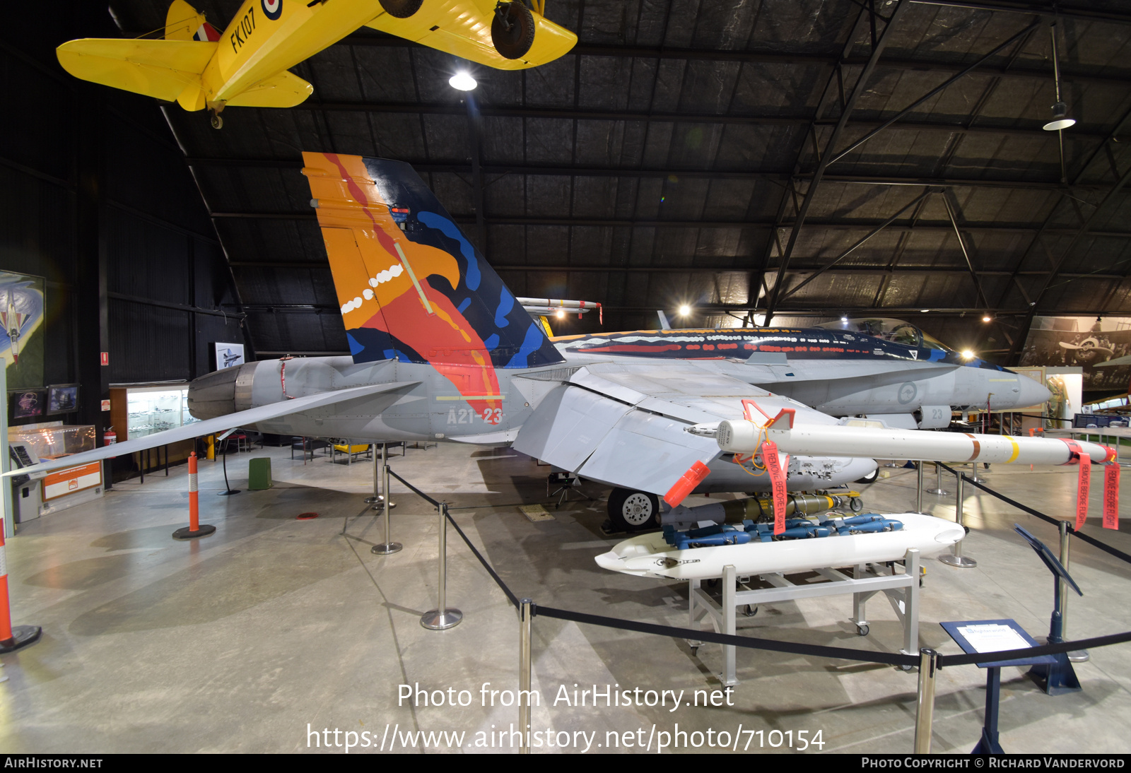 Aircraft Photo of A21-23 | McDonnell Douglas F/A-18A Hornet | Australia - Air Force | AirHistory.net #710154