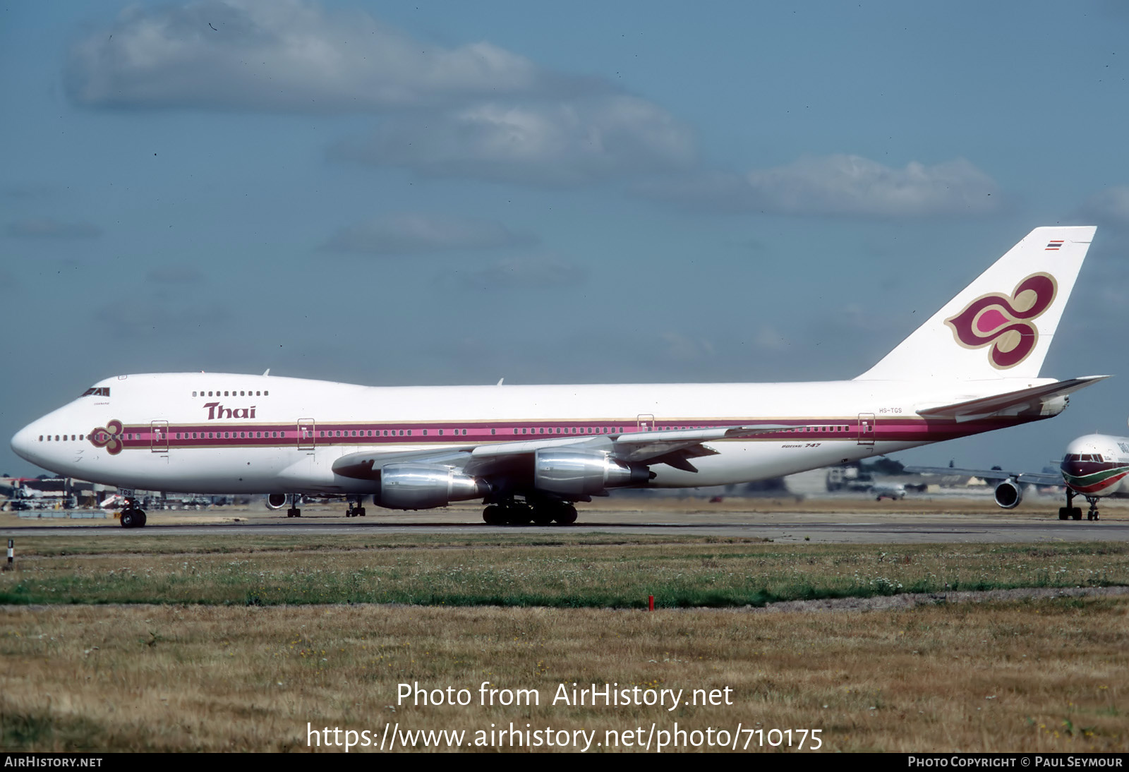 Aircraft Photo of HS-TGS | Boeing 747-2D7B | Thai Airways International | AirHistory.net #710175