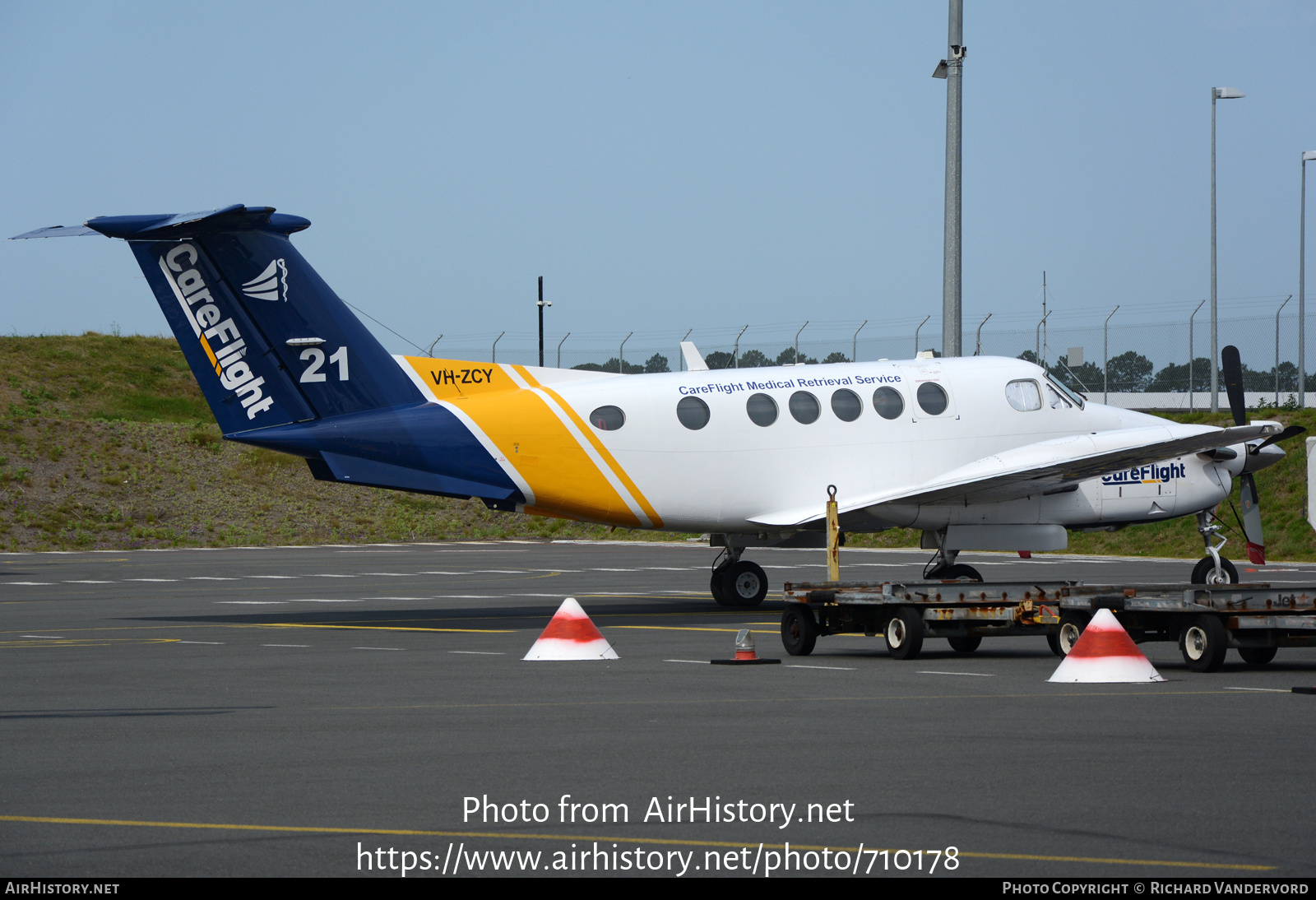 Aircraft Photo of VH-ZCY | Beech B200 Super King Air | CareFlight | AirHistory.net #710178