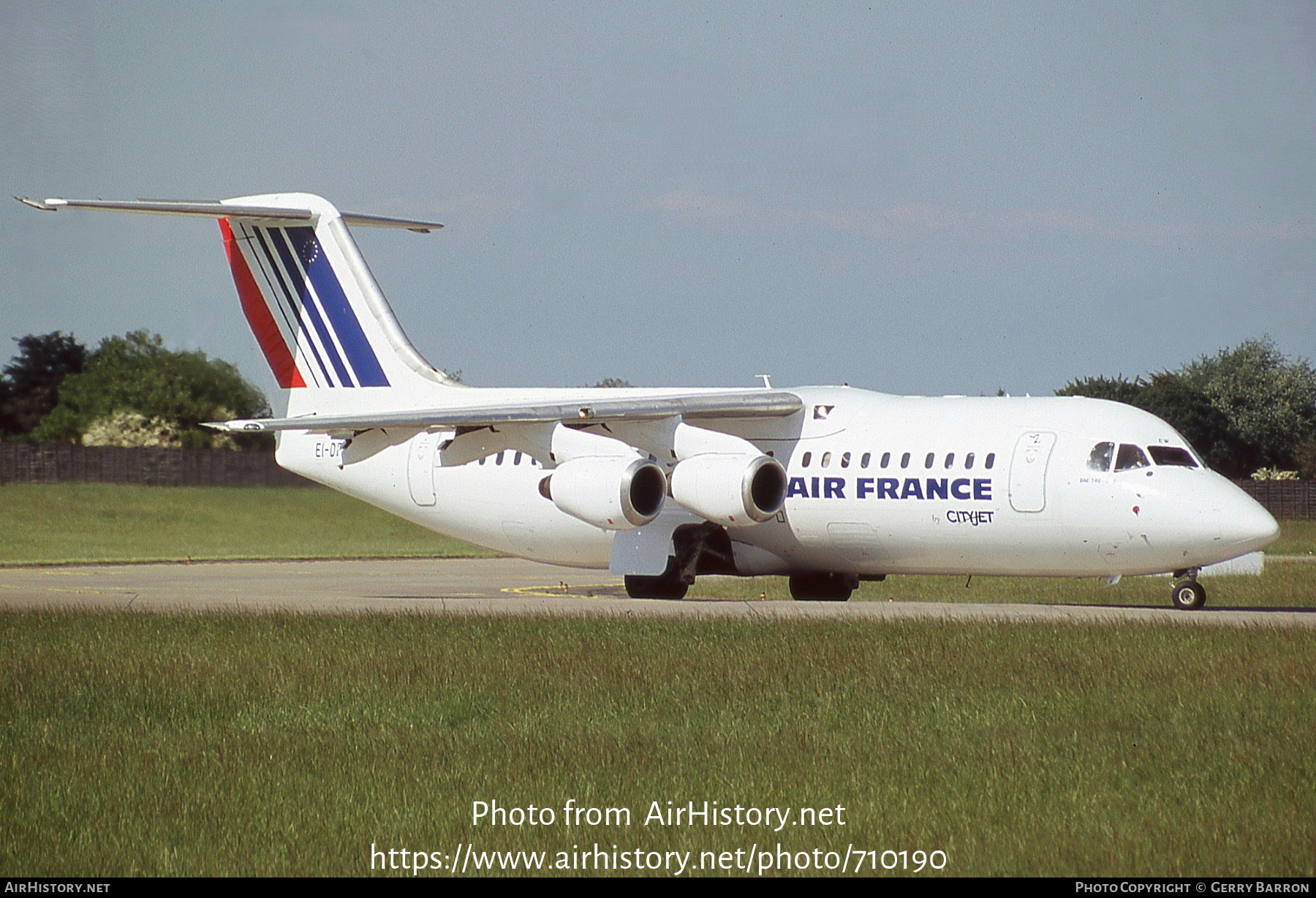 Aircraft Photo of EI-DEW | British Aerospace BAe-146-300 | Air France | AirHistory.net #710190