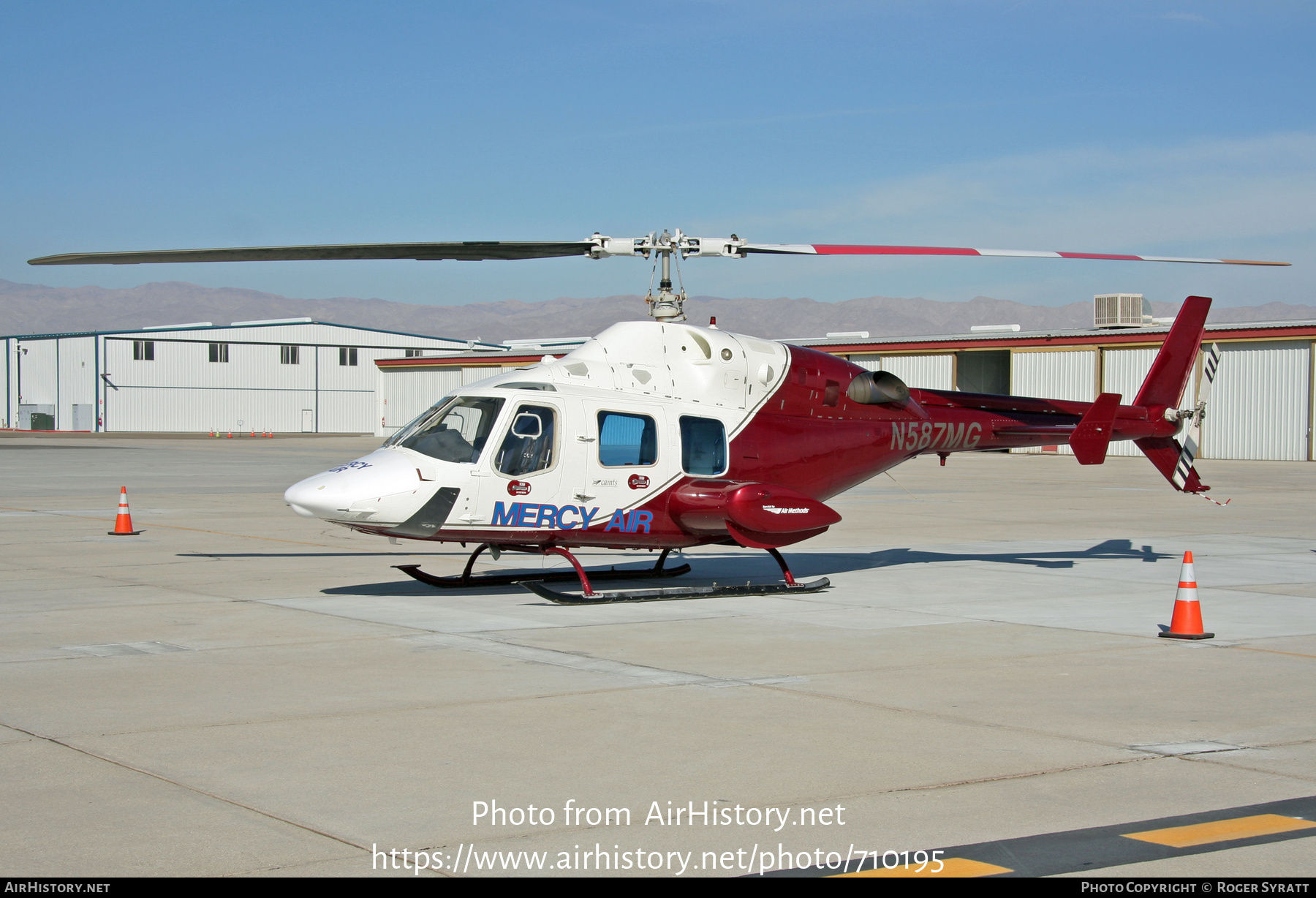 Aircraft Photo of N587MG | Bell 222UT | Mercy Air | AirHistory.net #710195