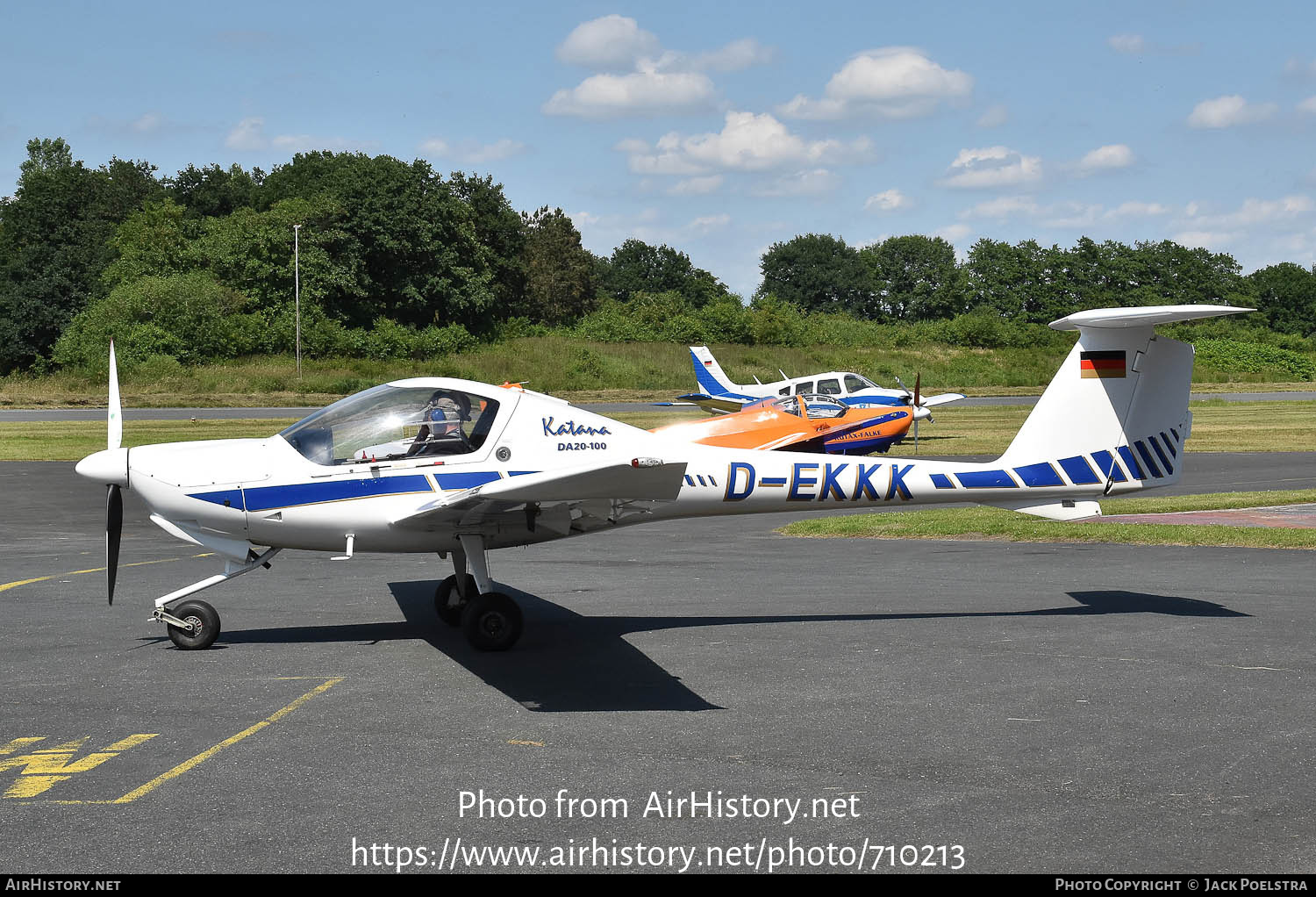 Aircraft Photo of D-EKKK | Diamond DA20A-1 Katana 100 | AirHistory.net #710213