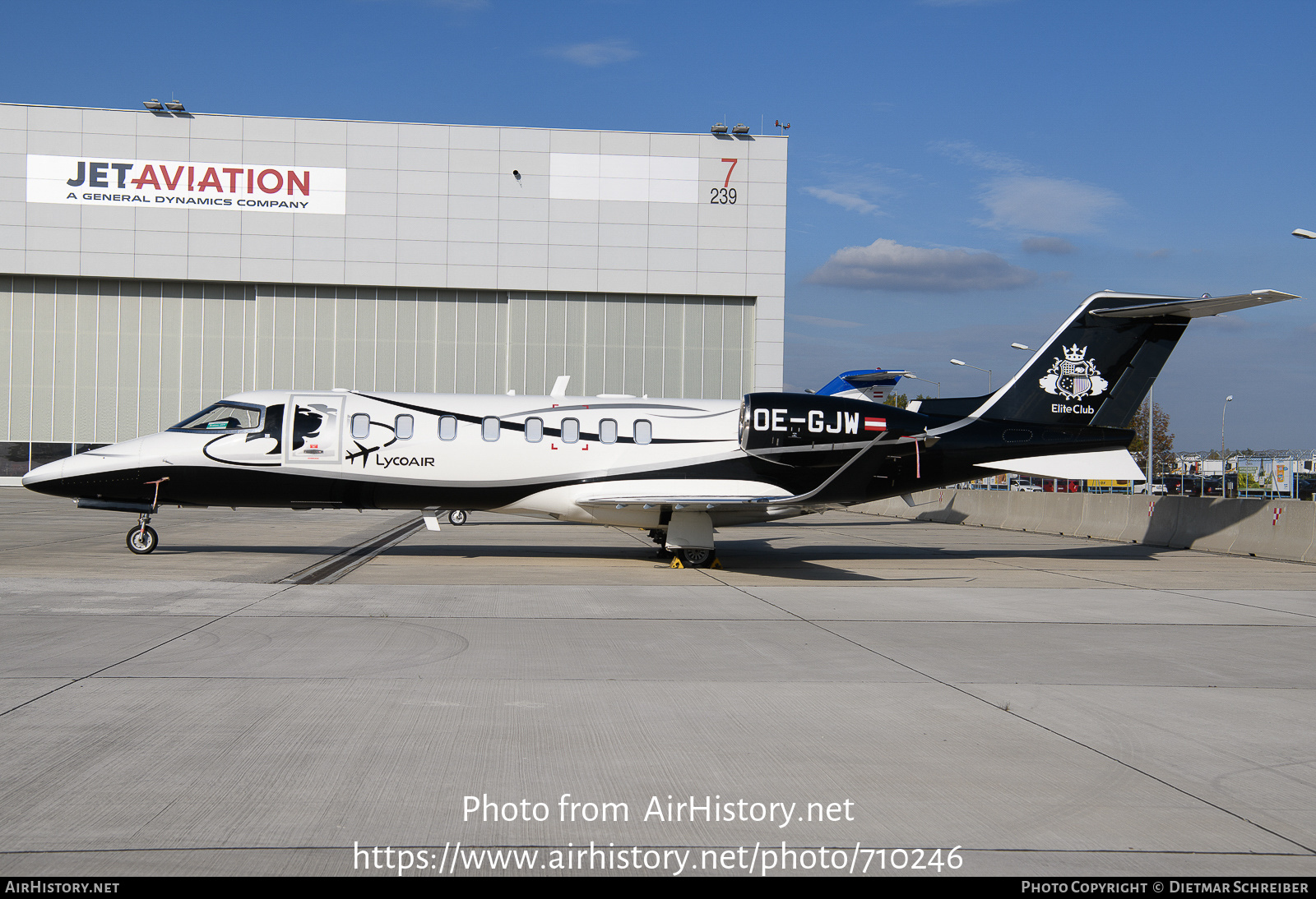 Aircraft Photo of OE-GJW | Learjet 75 | Lycoair | AirHistory.net #710246