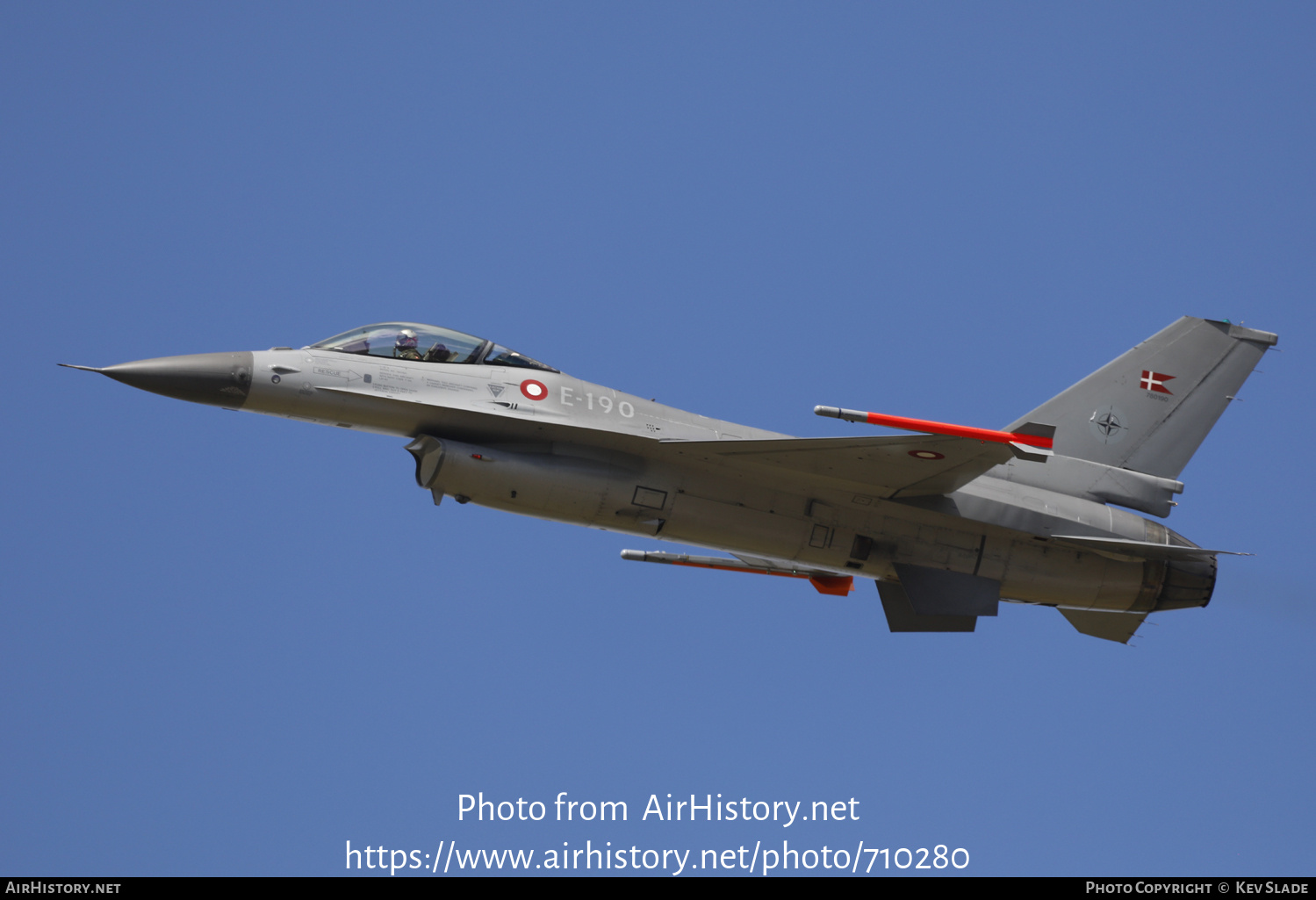 Aircraft Photo of E-190 | General Dynamics F-16AM Fighting Falcon | Denmark - Air Force | AirHistory.net #710280