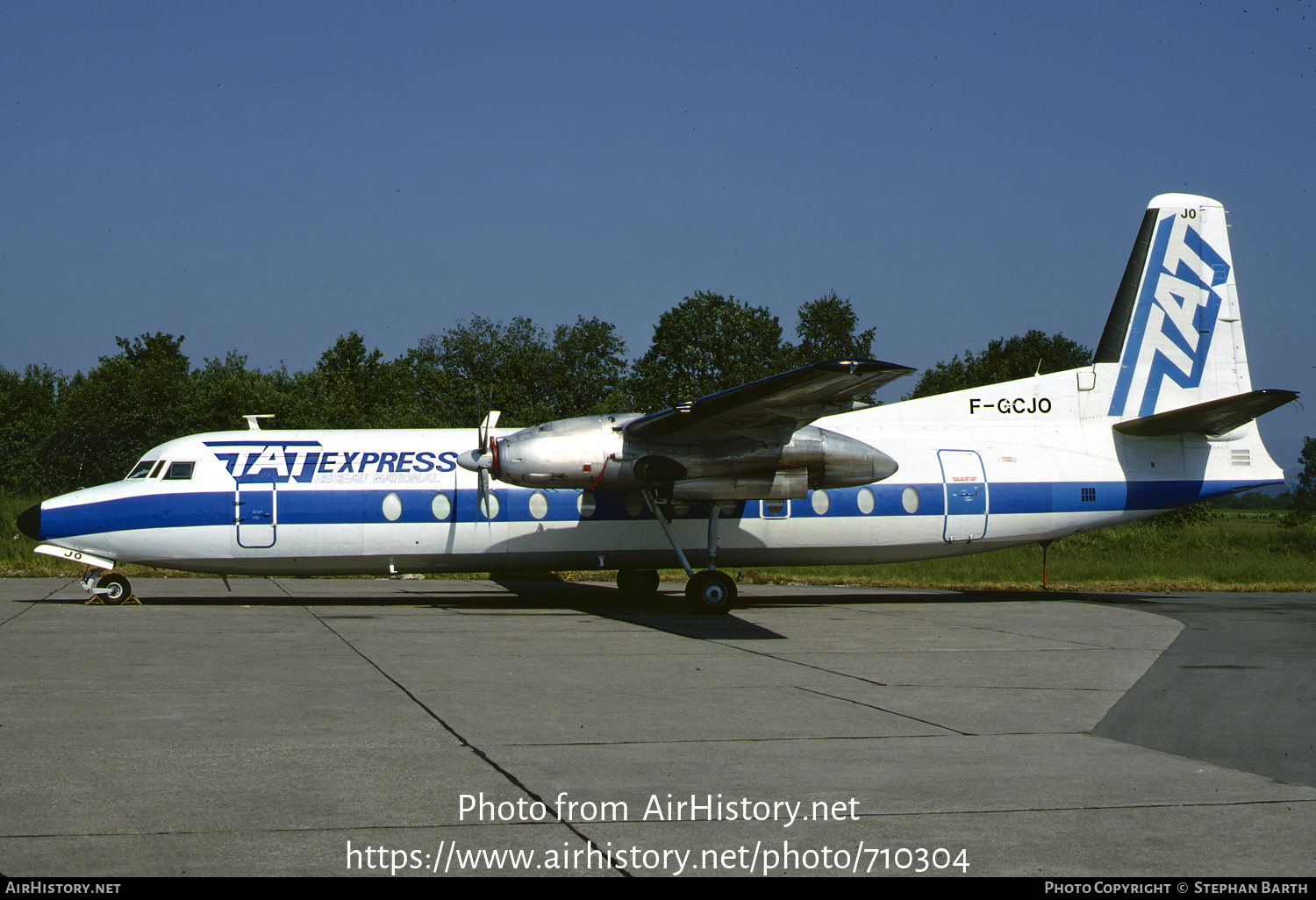 Aircraft Photo of F-GCJO | Fairchild Hiller FH-227B | TAT Express - Transport Aérien Transrégional | AirHistory.net #710304