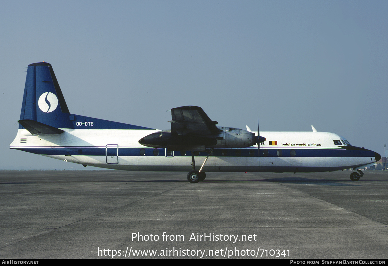 Aircraft Photo of OO-DTB | Fairchild Hiller FH-227B | Sabena | AirHistory.net #710341