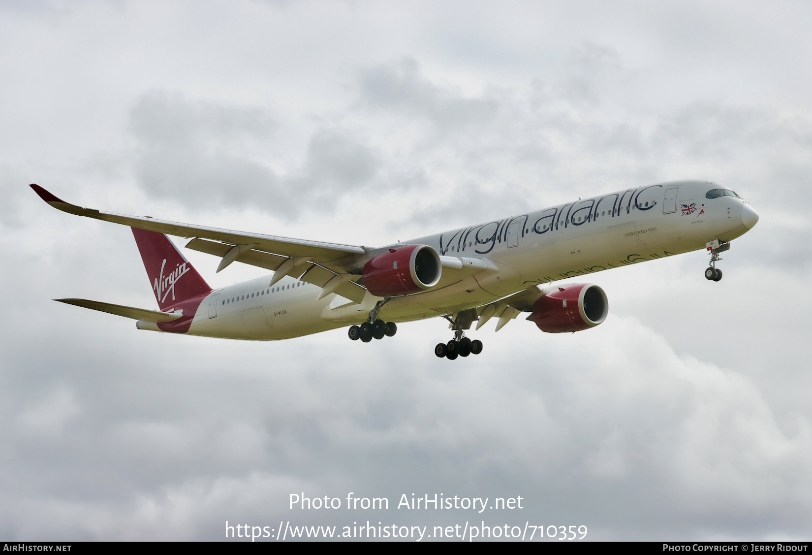 Aircraft Photo of G-VLUX | Airbus A350-1041 | Virgin Atlantic Airways | AirHistory.net #710359