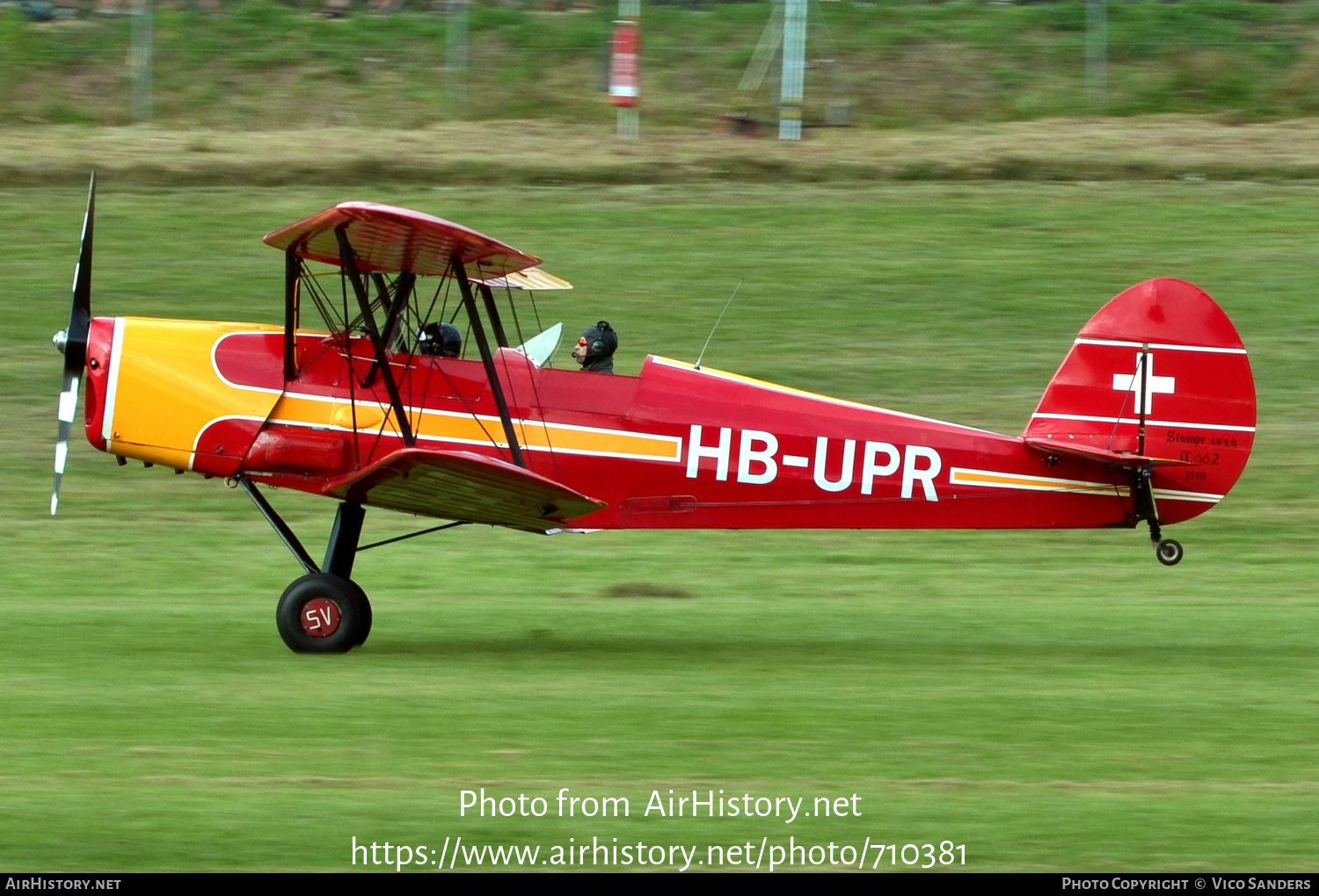 Aircraft Photo of HB-UPR | Stampe-Vertongen SV-4A | AirHistory.net #710381