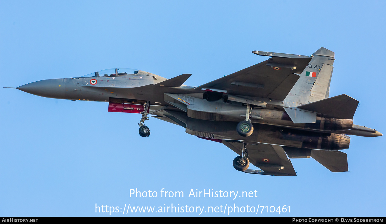 Aircraft Photo of SB411 | Sukhoi Su-30MKI-3 | India - Air Force | AirHistory.net #710461