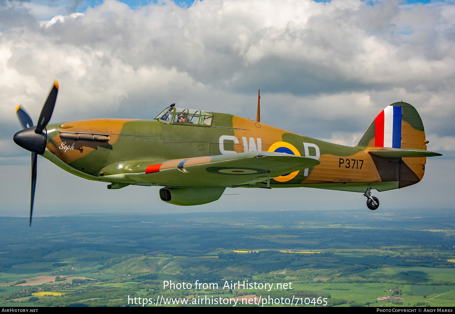 Aircraft Photo of G-HITT / P3717 | Hawker Hurricane Mk1 | UK - Air Force | AirHistory.net #710465