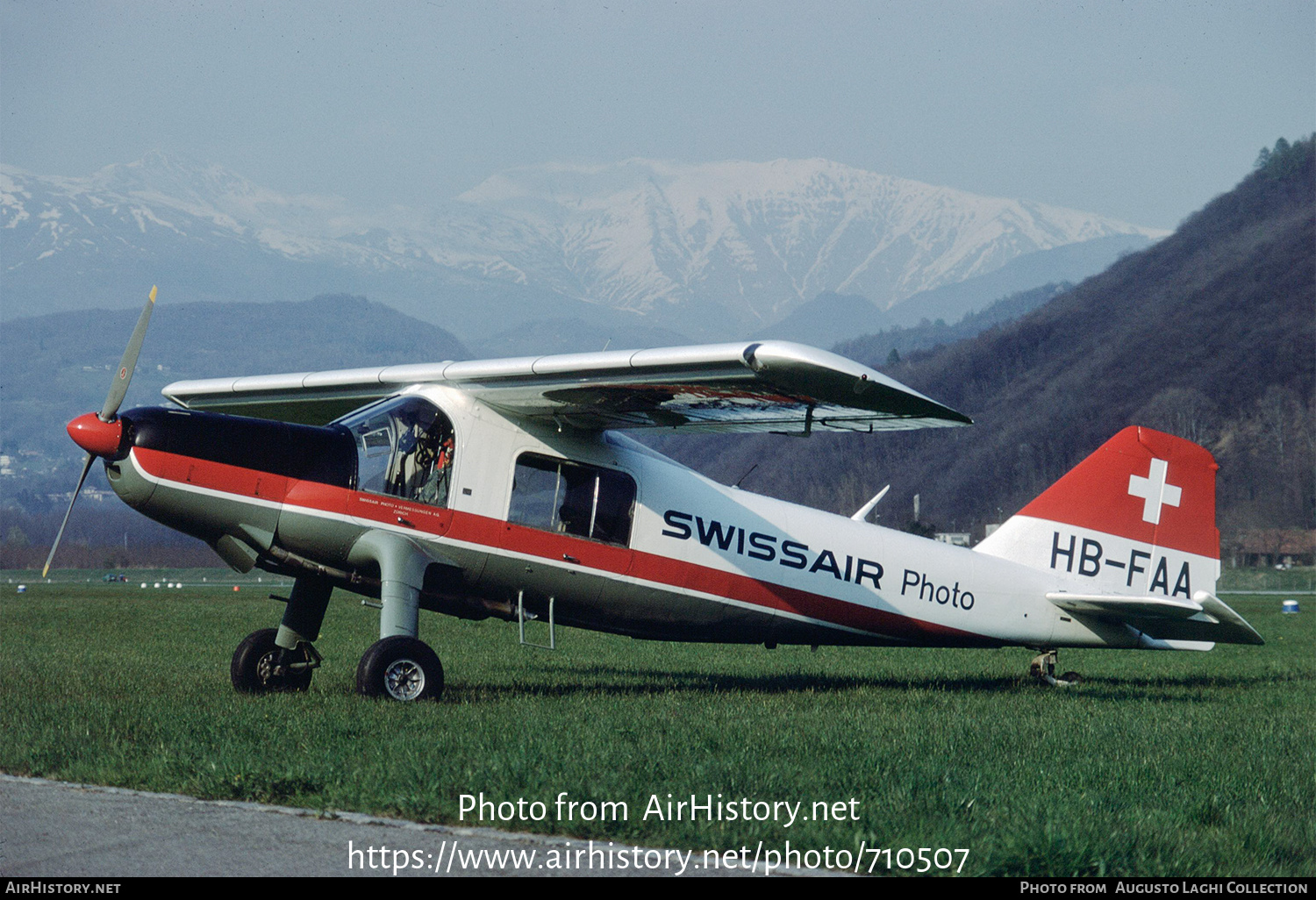 Aircraft Photo of HB-FAA | Dornier Do-27Q-4 | Swissair Photo | AirHistory.net #710507