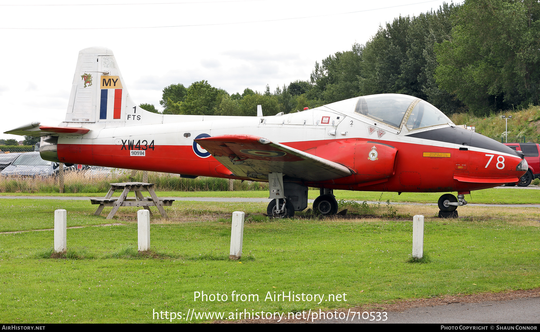 Aircraft Photo of XW434 / 9091M | BAC 84 Jet Provost T5A | UK - Air Force | AirHistory.net #710533