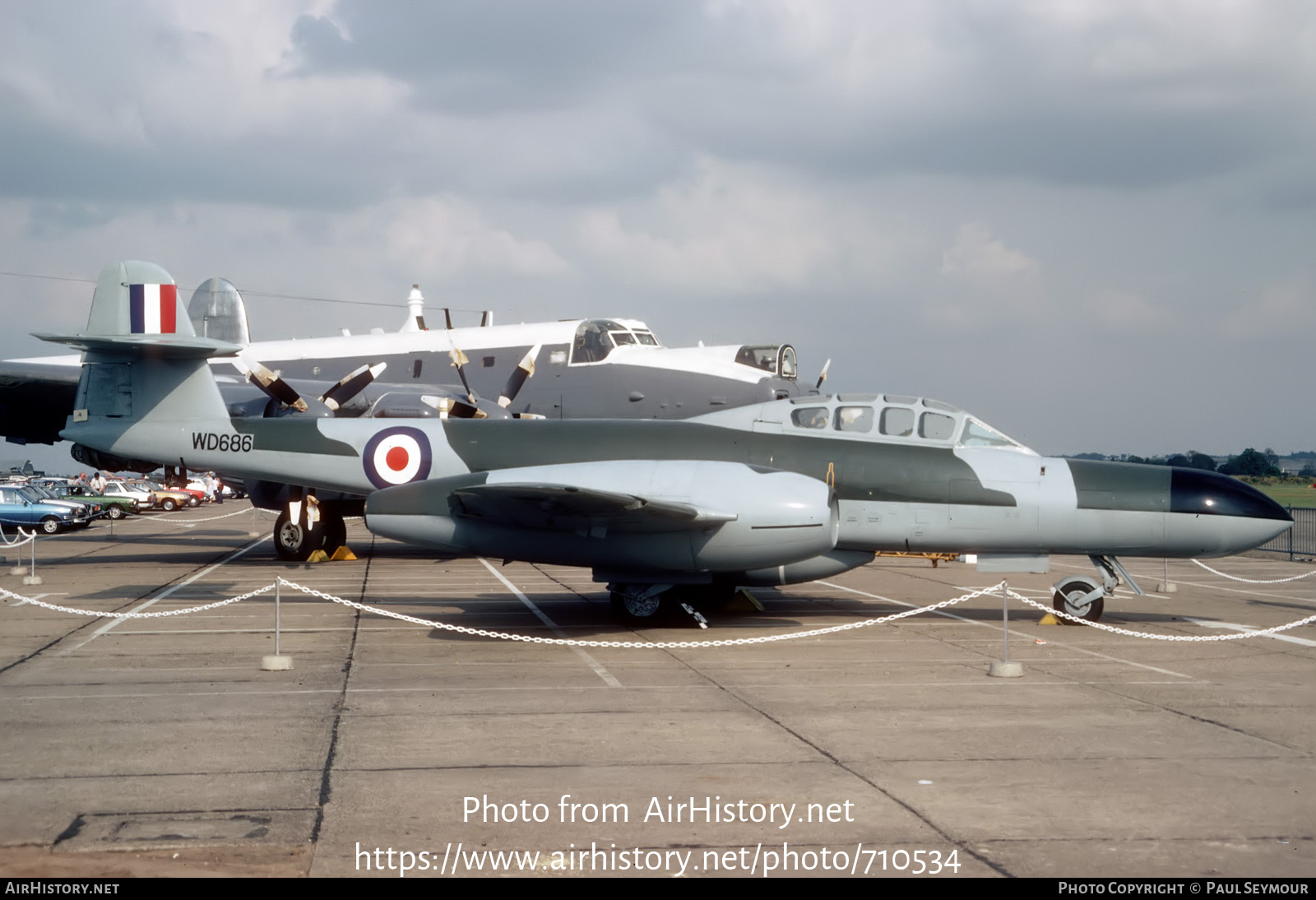 Aircraft Photo of WD686 | Gloster Meteor NF11 | UK - Air Force | AirHistory.net #710534