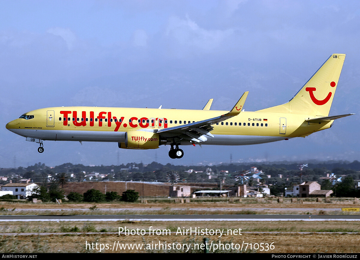 Aircraft Photo of D-ATUB | Boeing 737-8K5 | TUIfly | AirHistory.net #710536