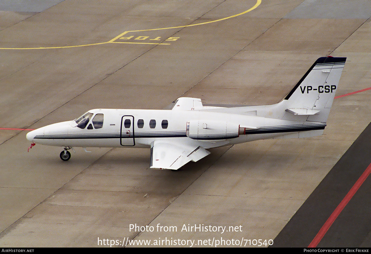 Aircraft Photo of VP-CSP | Cessna 500 Citation | AirHistory.net #710540