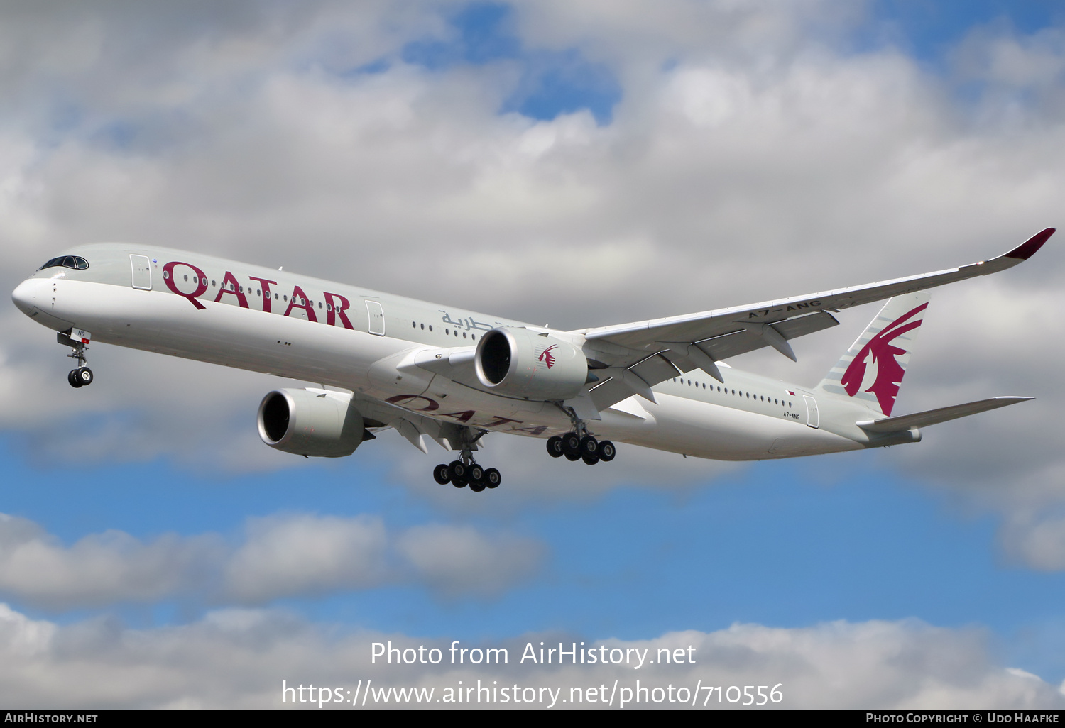 Aircraft Photo of A7-ANG | Airbus A350-1041 | Qatar Airways | AirHistory.net #710556