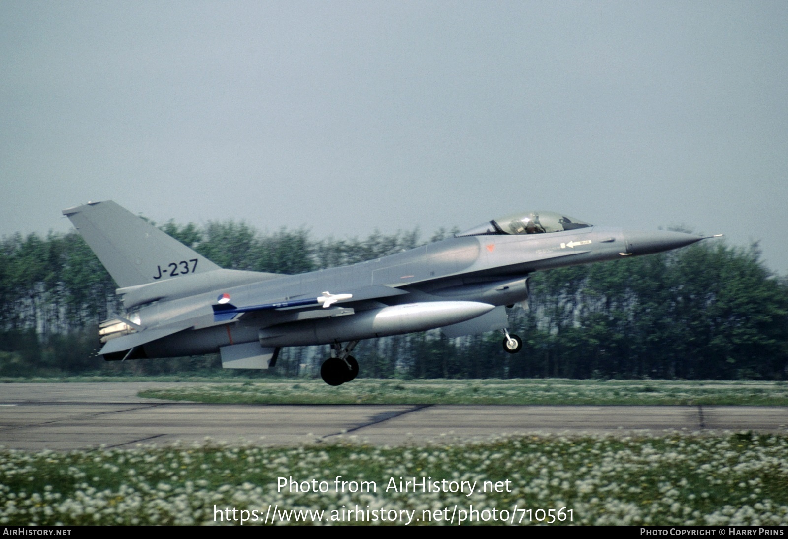 Aircraft Photo of J-237 | General Dynamics F-16A Fighting Falcon | Netherlands - Air Force | AirHistory.net #710561