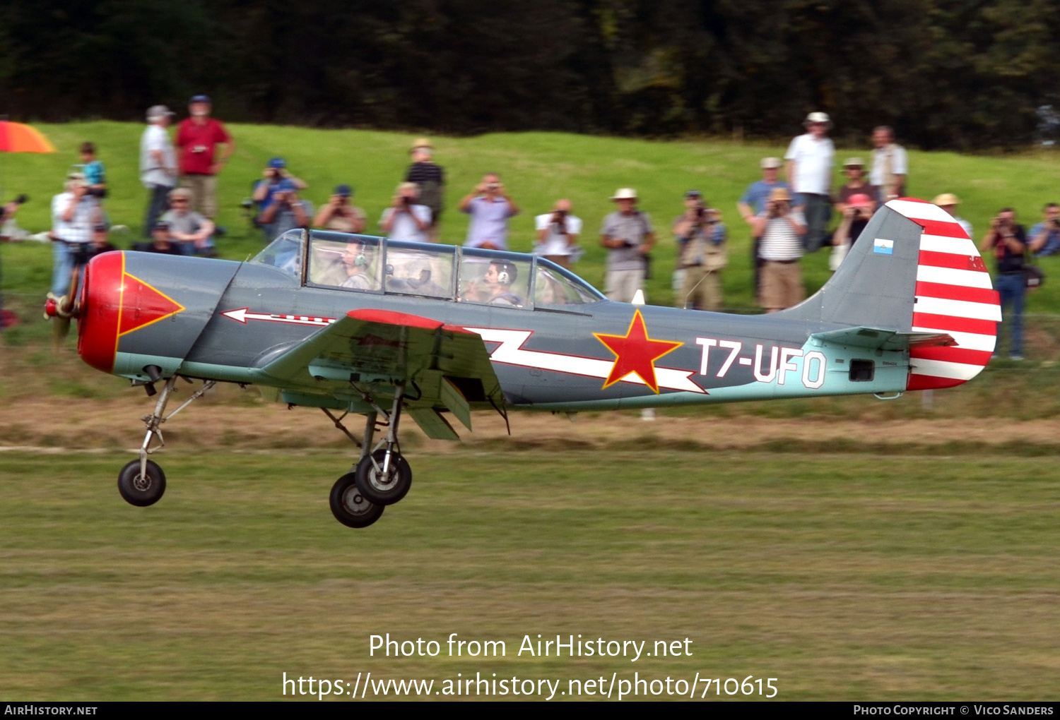 Aircraft Photo of T7-UFO | Yakovlev Yak-52 | AirHistory.net #710615