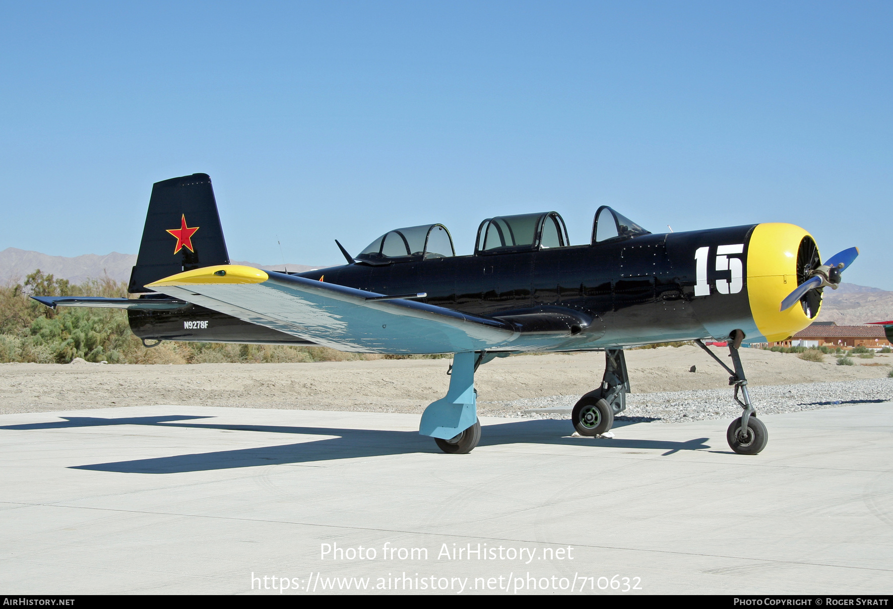 Aircraft Photo of N9278F | Nanchang CJ-6A | Soviet Union - Air Force | AirHistory.net #710632