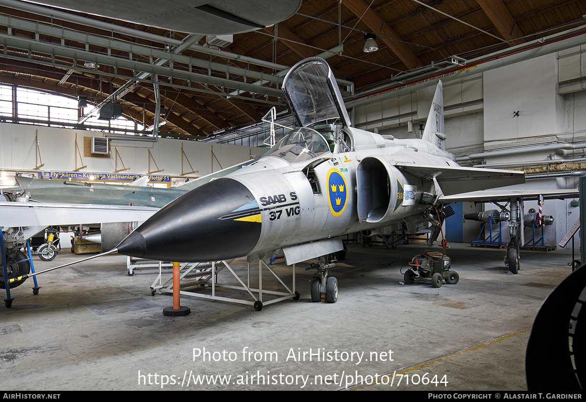 Aircraft Photo of 37-6 | Saab JA37 Viggen | Sweden - Air Force | AirHistory.net #710644