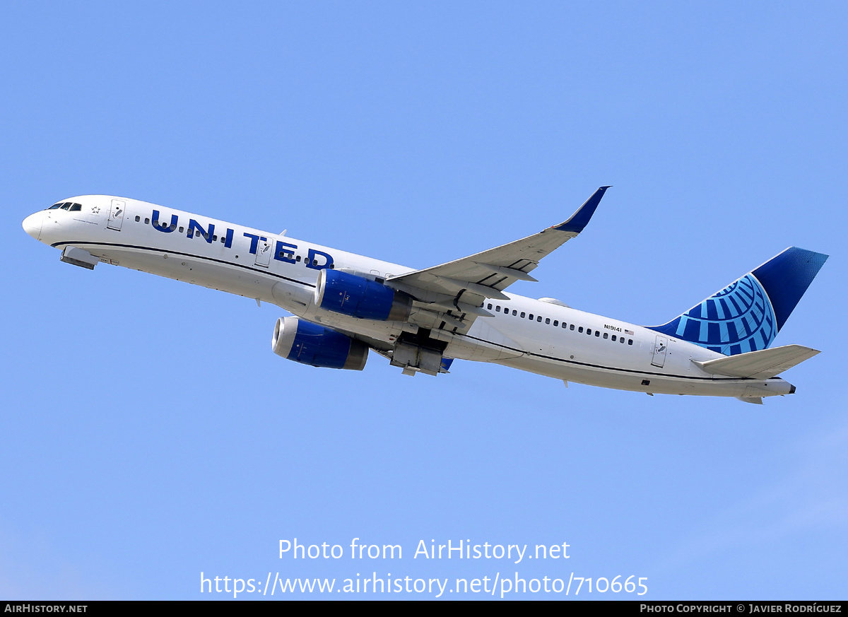 Aircraft Photo of N19141 | Boeing 757-224 | United Airlines | AirHistory.net #710665