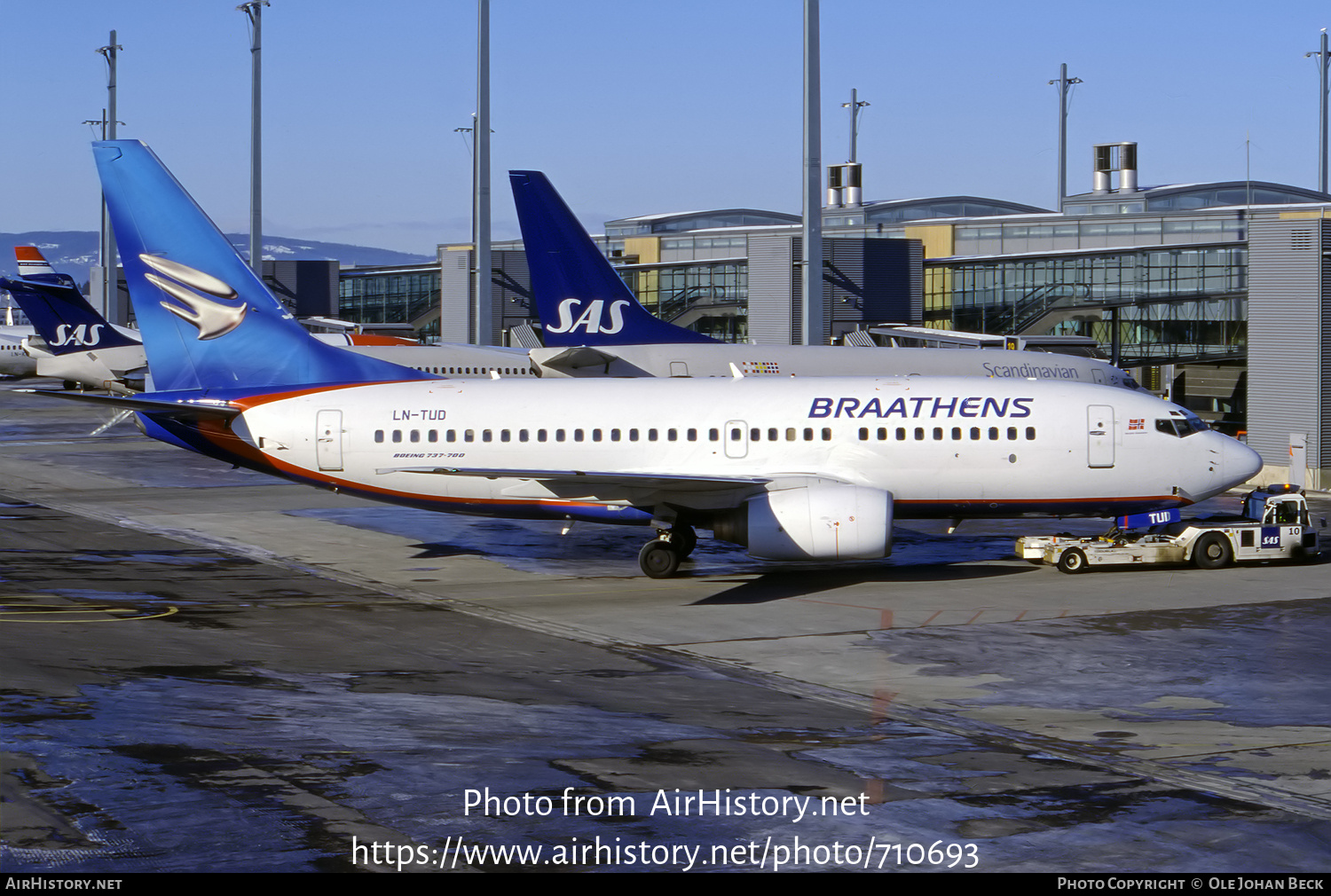 Aircraft Photo of LN-TUD | Boeing 737-705 | Braathens | AirHistory.net #710693