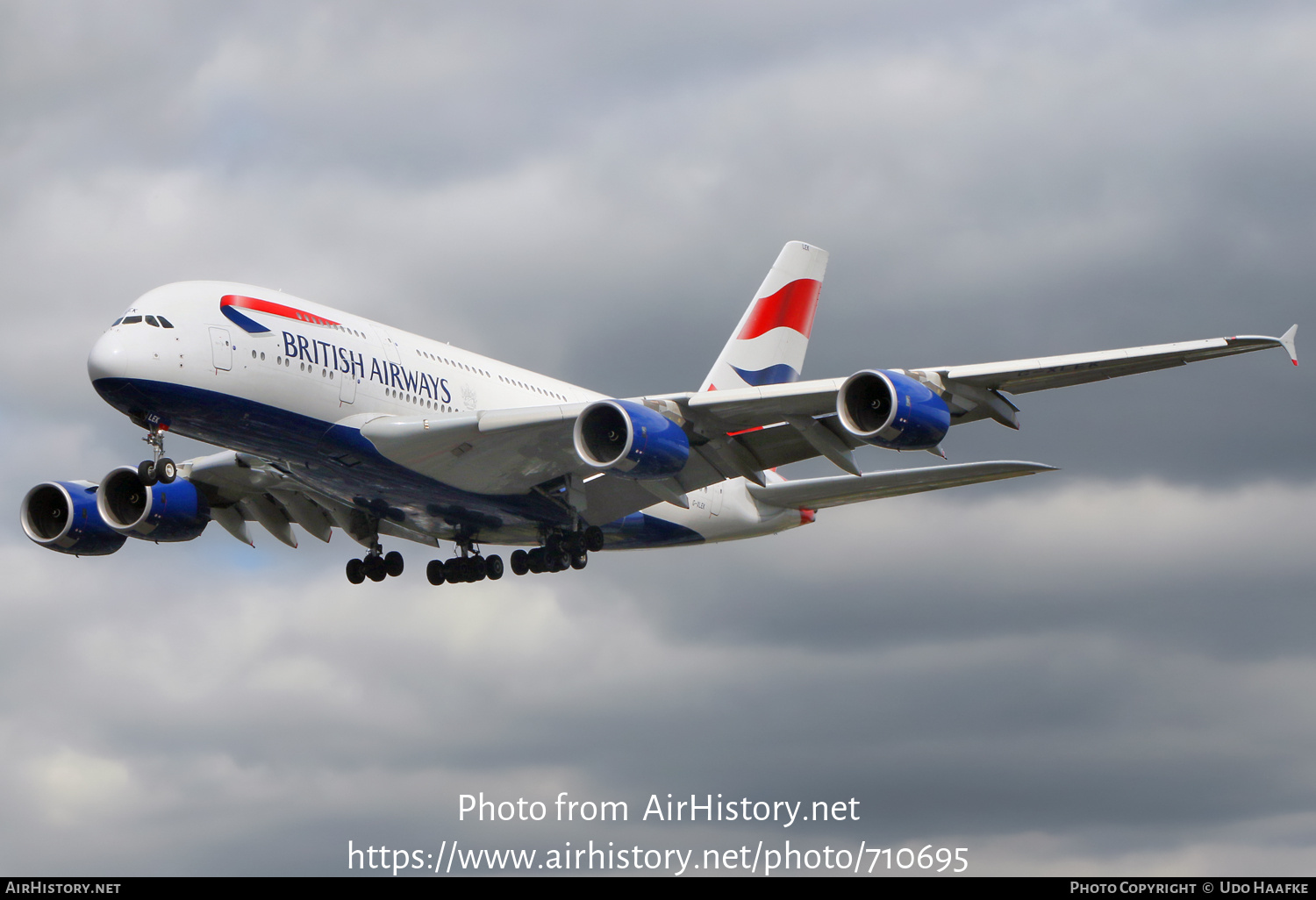 Aircraft Photo of G-XLEK | Airbus A380-841 | British Airways | AirHistory.net #710695