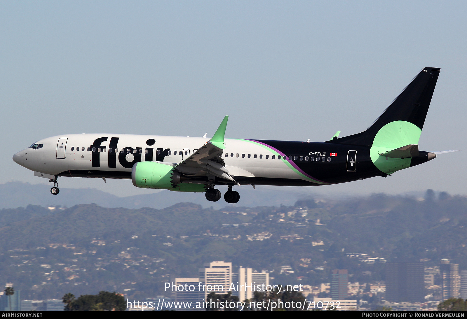 Aircraft Photo of C-FFLZ | Boeing 737-8 Max 8 | Flair Airlines | AirHistory.net #710732