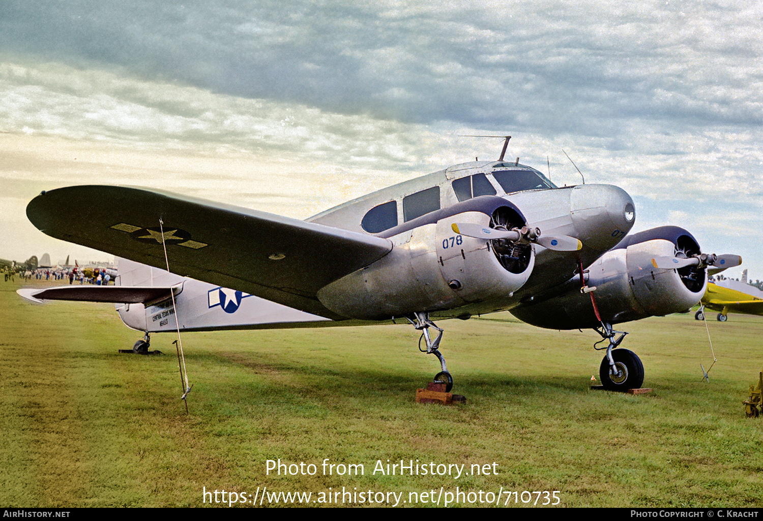 Aircraft Photo of 43-8078 / N64513 | Cessna UC-78B Bobcat (T-50) | AirHistory.net #710735