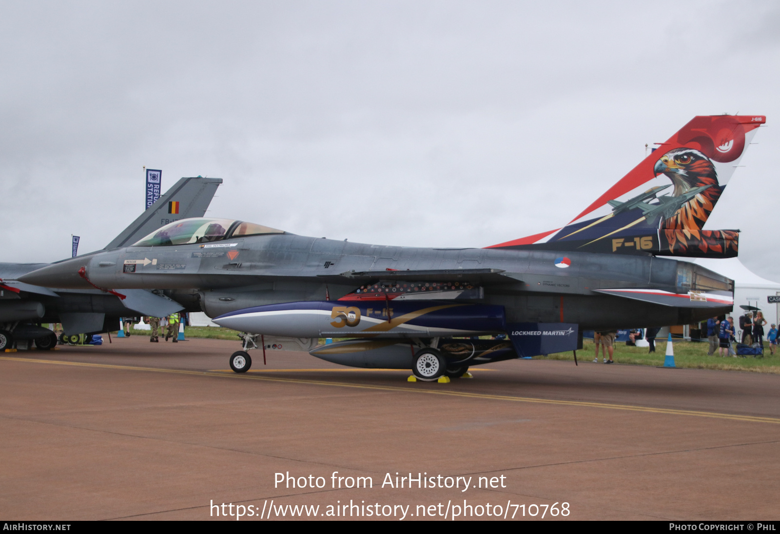 Aircraft Photo of J-616 | General Dynamics F-16AM Fighting Falcon | Netherlands - Air Force | AirHistory.net #710768