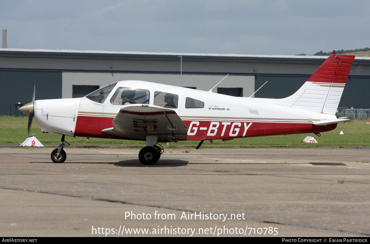 Aircraft Photo of G-BTGY | Piper PA-28-161 Cherokee Warrior II | AirHistory.net #710785