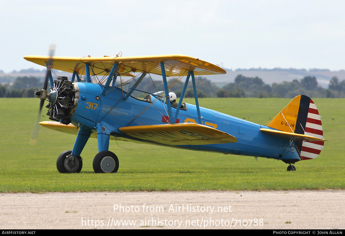 Aircraft Photo of G-CIJN | Boeing PT-13D Kaydet (E75) | USA - Air Force | AirHistory.net #710788