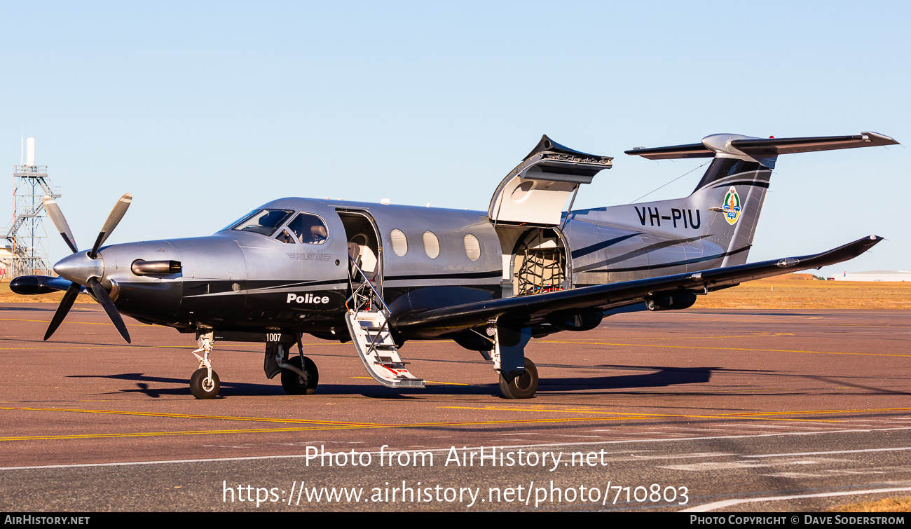 Aircraft Photo of VH-PIU | Pilatus PC-12NG (PC-12/47E) | Northern Territory Police | AirHistory.net #710803